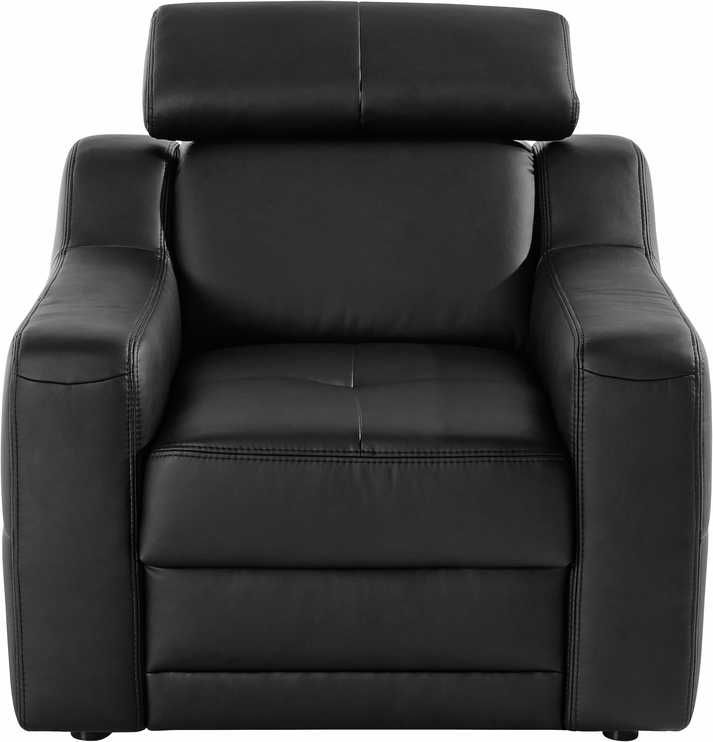 exxpo - sofa fashion Sessel »Lotos, Loungesessel«, mit Kopf- bzw. Rückenteilverstellung