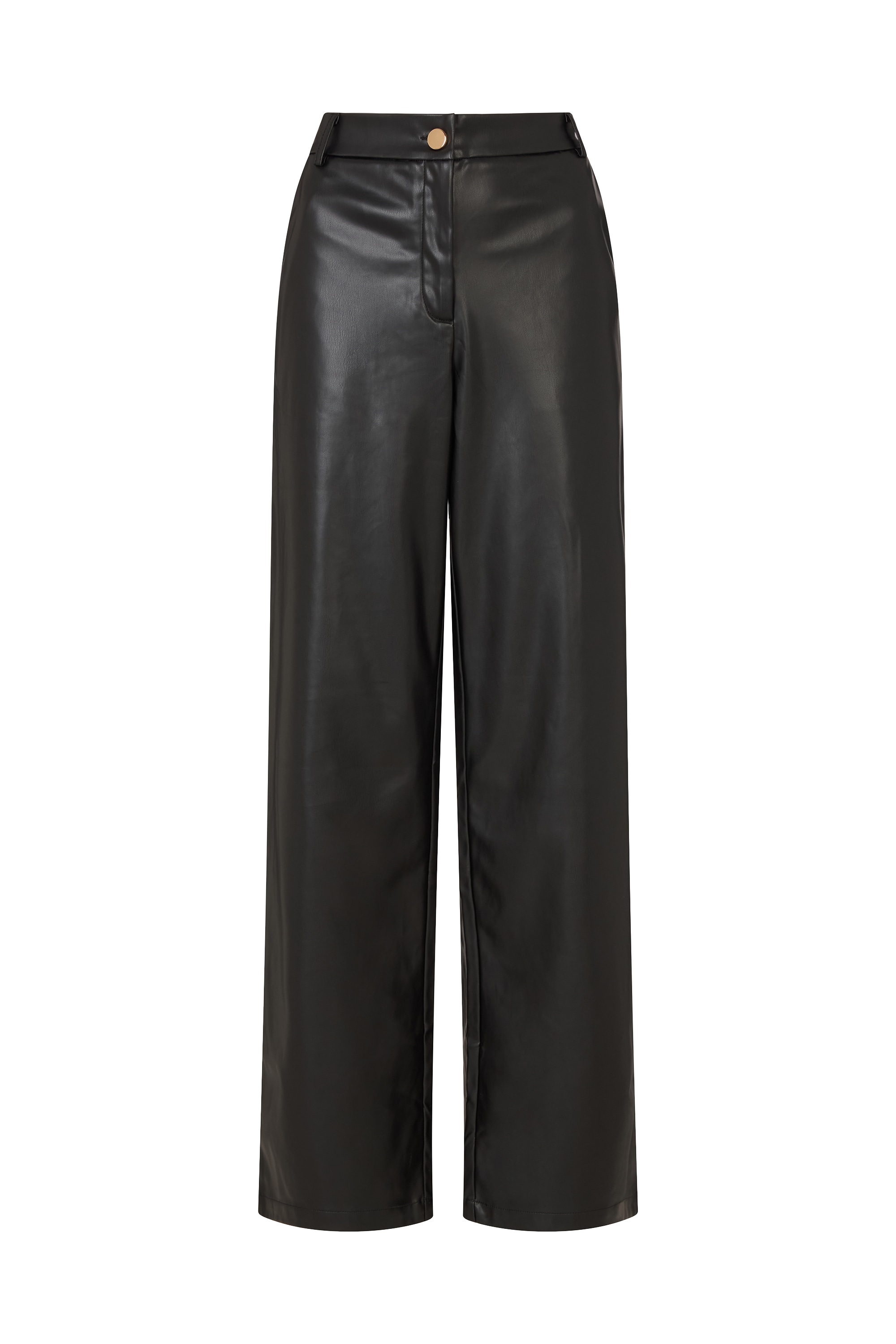 Lily and Lionel Jerseyhose "Gaia Wide Leg Leather Trouser Damen" günstig online kaufen