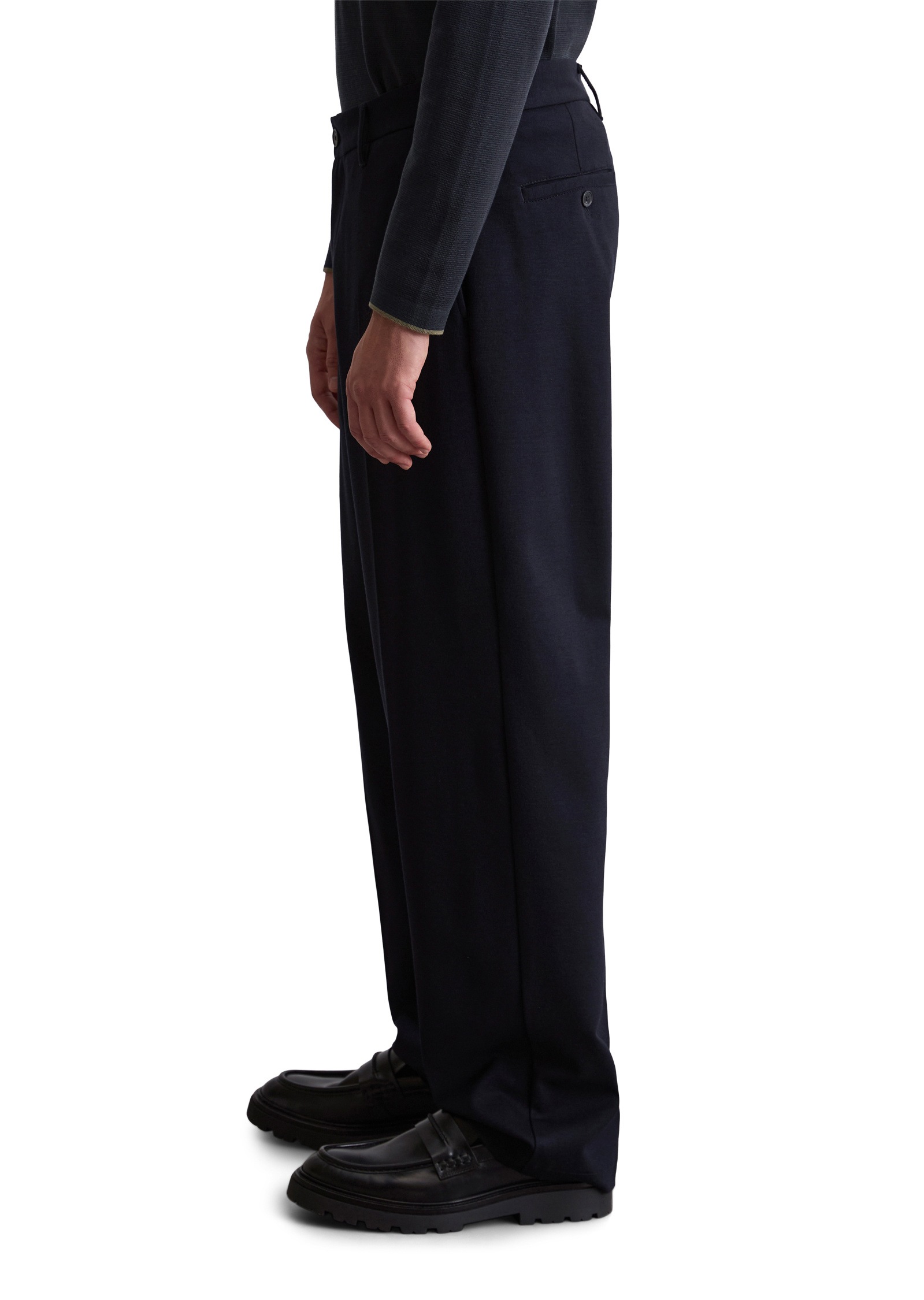Marc OPolo Chinohose "aus Interlock-Viskose-Mix" günstig online kaufen