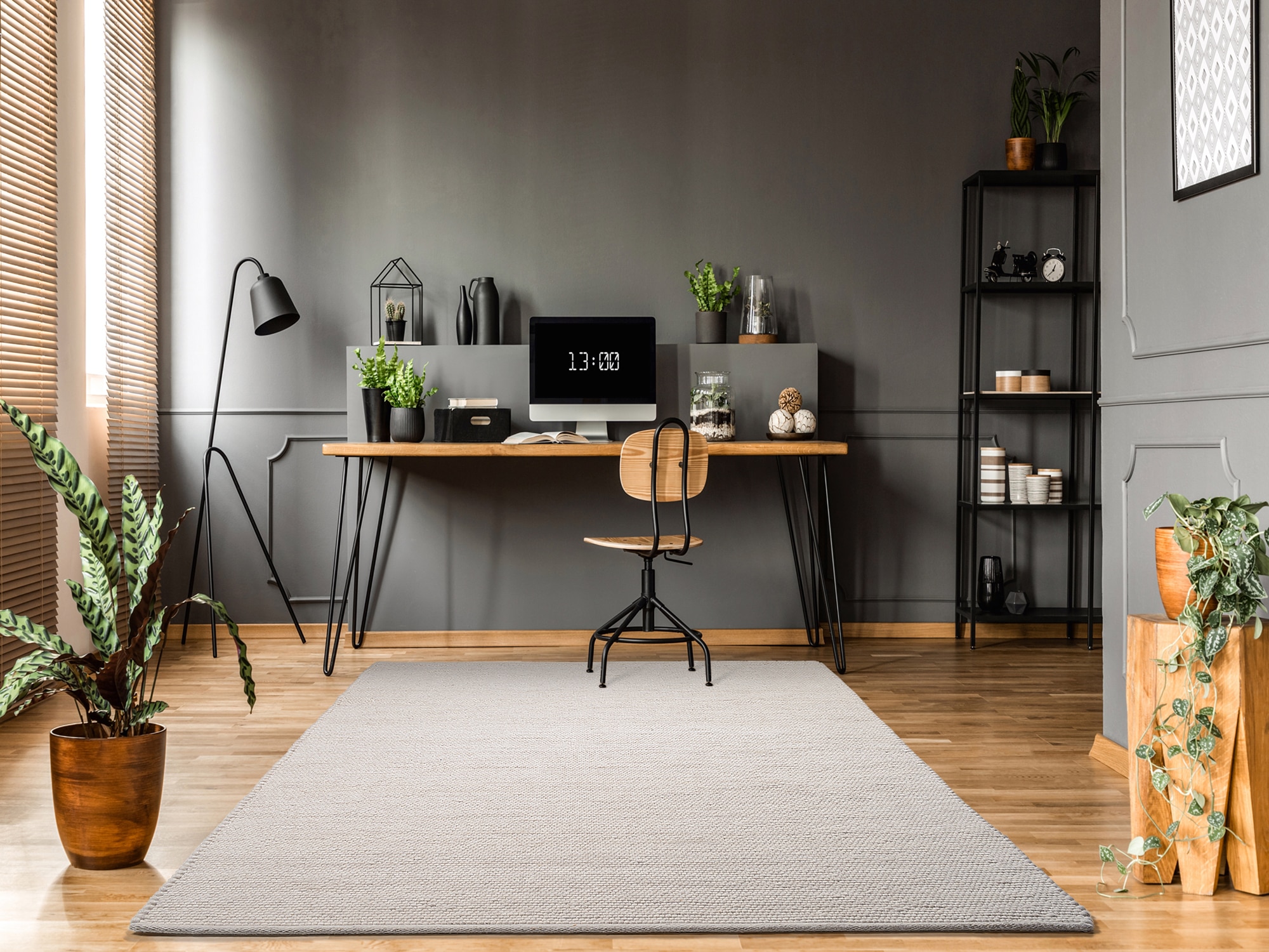 OCI DIE TEPPICHMARKE Teppich »FAVORIT«, rechteckig, 12 mm Höhe, Handweb-Teppich aus Indien, handgewebt, hochwertig verarbeitet