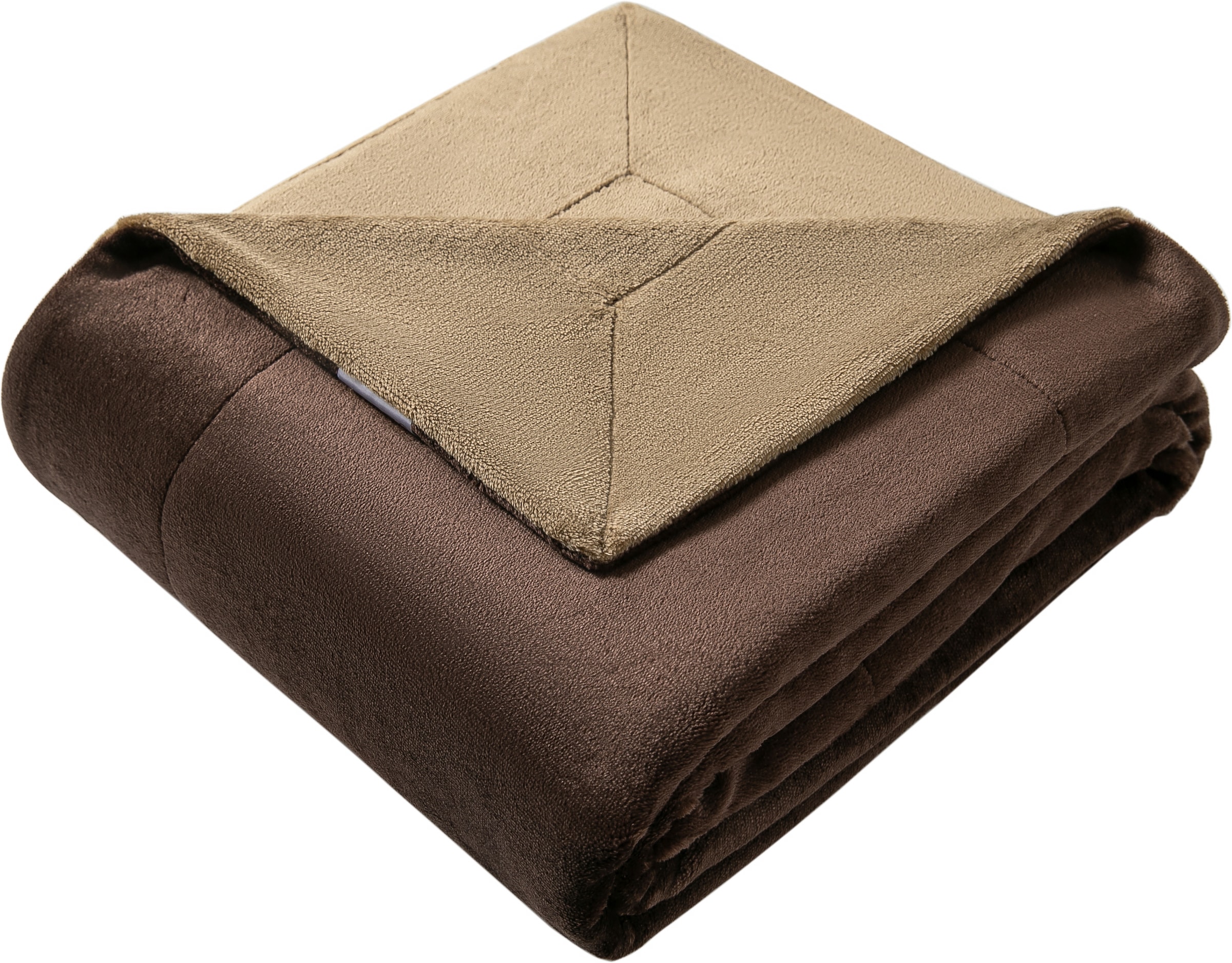 OTTO home Wohndecke »Tobbin« doppelseitige Wohndecke aus Flannel, verschiedene Größen, zweifarbig