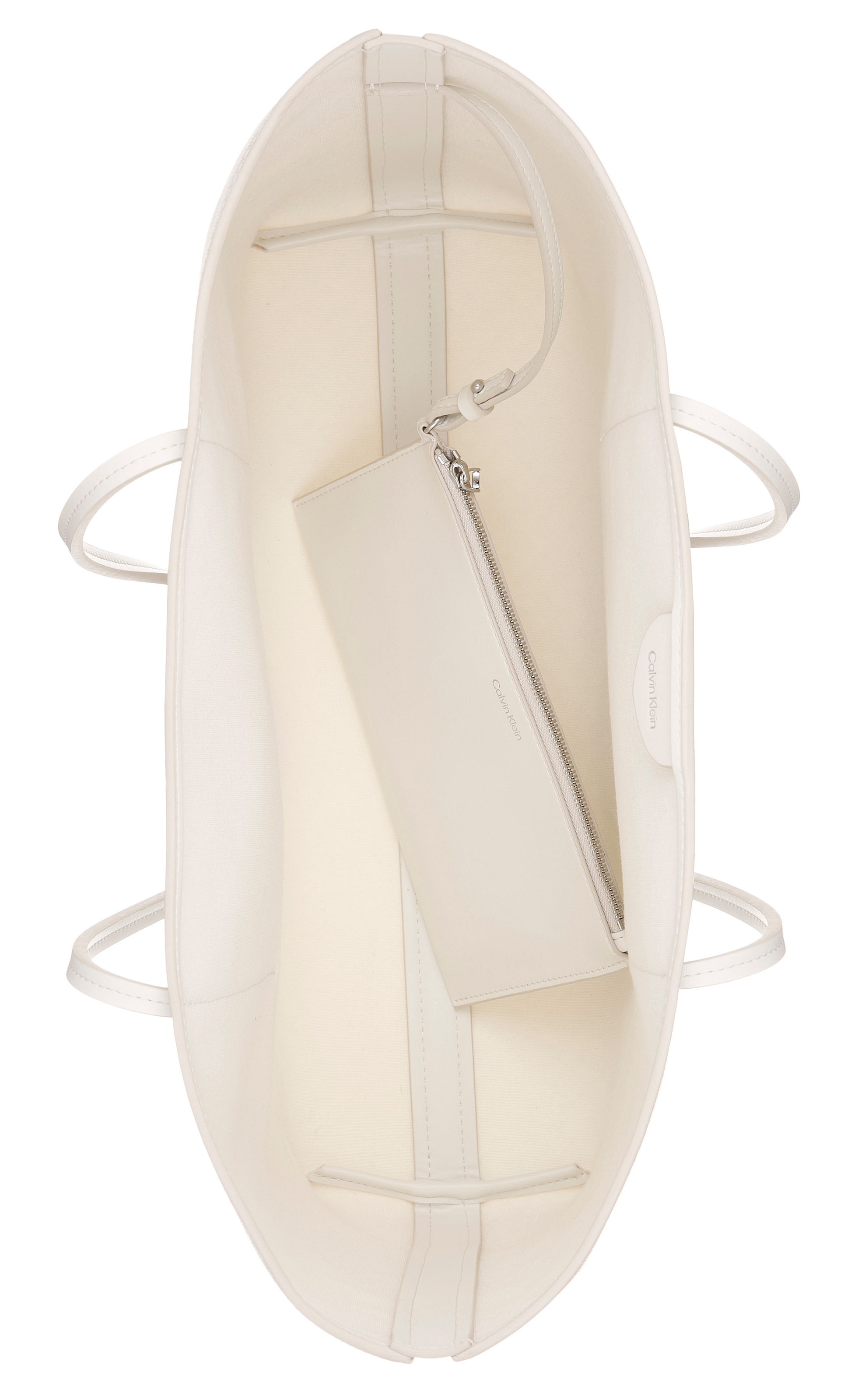 Calvin Klein Henkeltasche »AOP TOTE W/ POUCH ON STRAP« Umhängetasche, Schultertasche, Set, mit Monogramm-Print