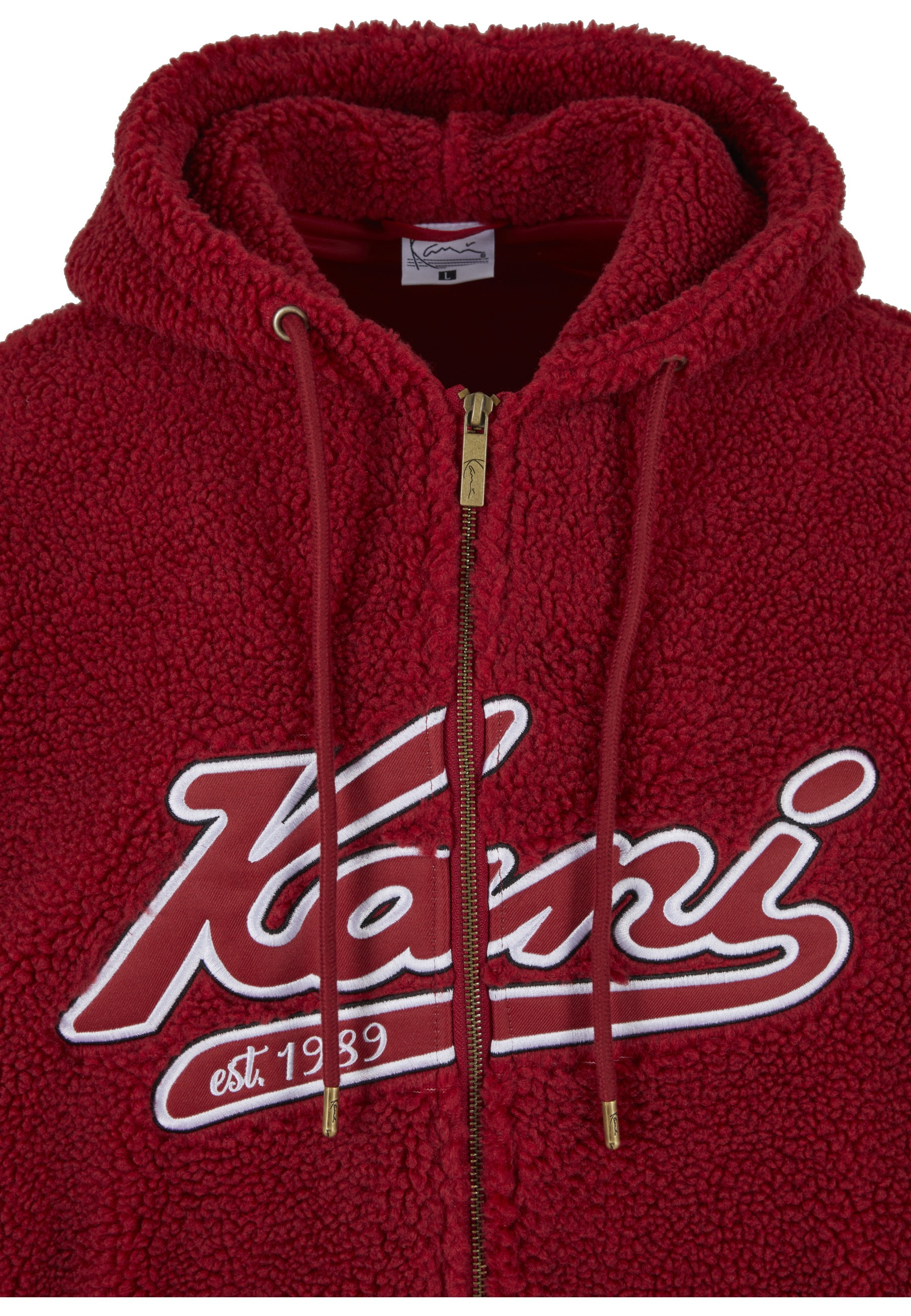 Karl Kani Longpullover »Karl Kani Herren KM233-019-2 KK Varsity Teddy Full Zip Hoodie« 1