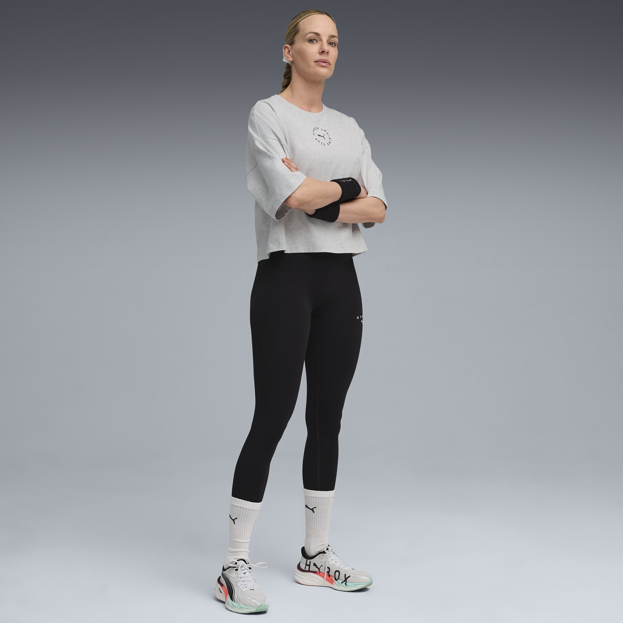 PUMA Trainingsshirt »PUMA x HYROX Cropped Lifestyle T-Shirt Damen«
