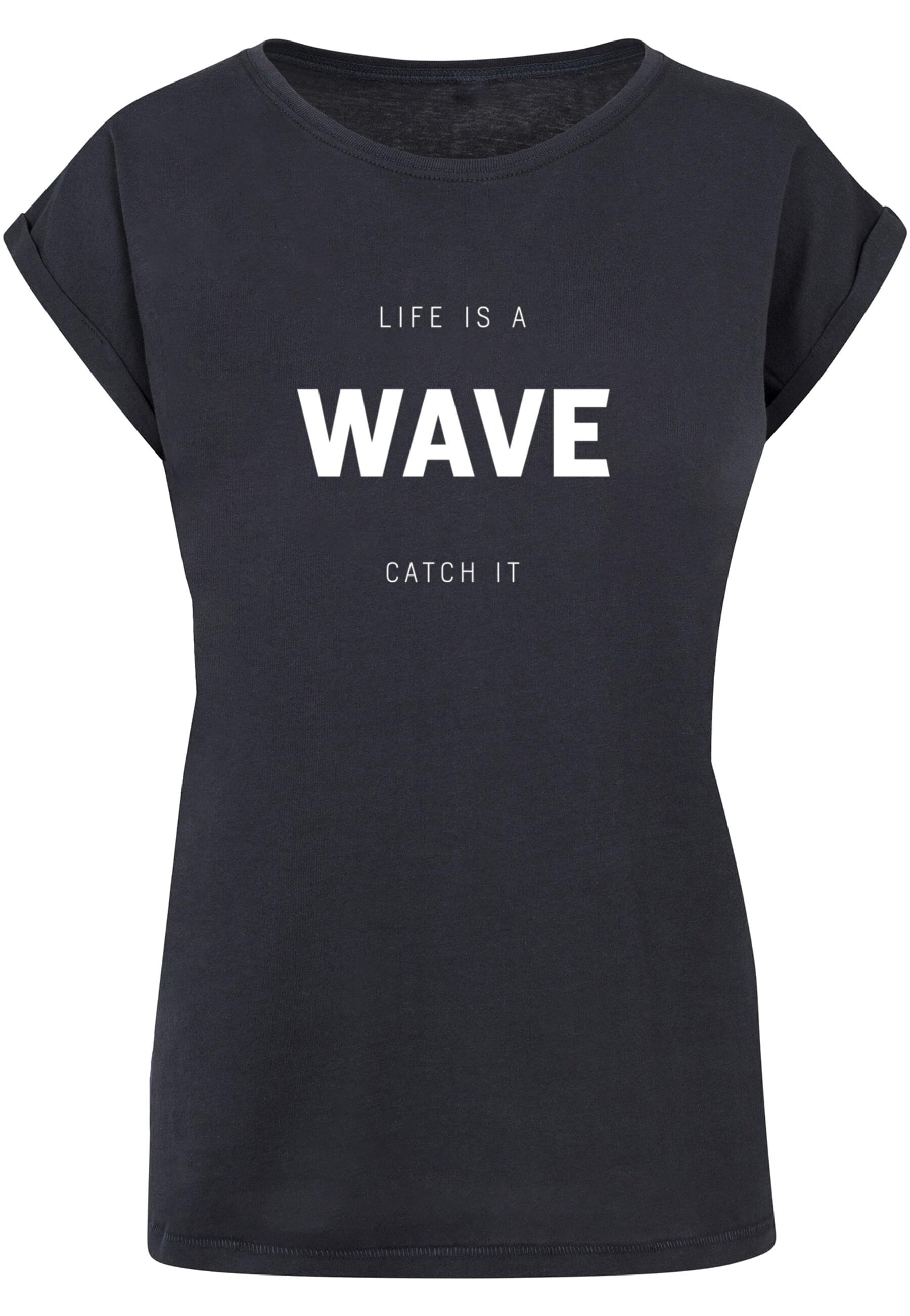 T-Shirt »Merchcode Damen Ladies Summer - Life is a wave T-Shirt«