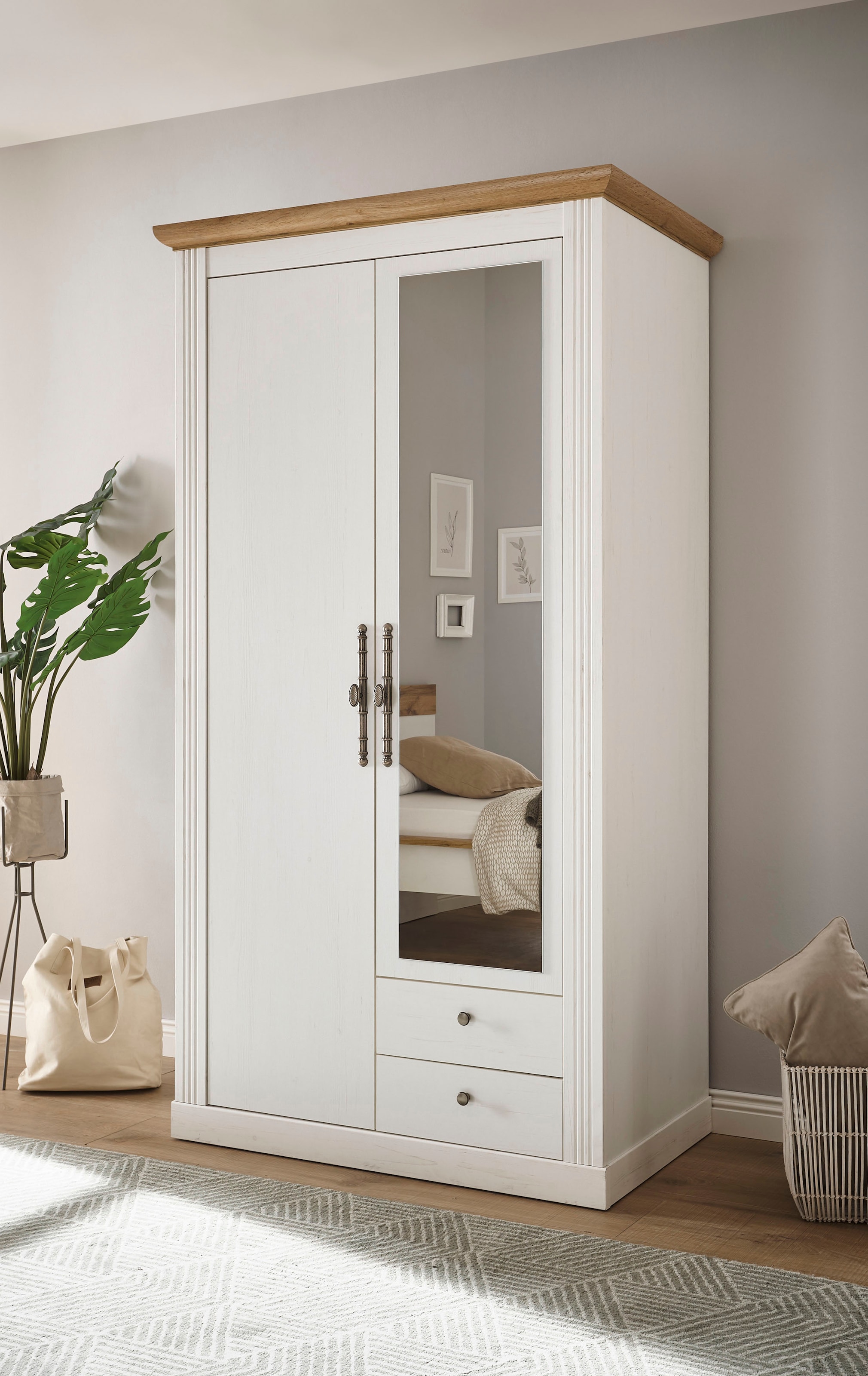 Home affaire Kleiderschrank »WESTMINSTER«, mit dekorativer Rillenfräsungen,  in den Breiten 109 und 149 cm | BAUR