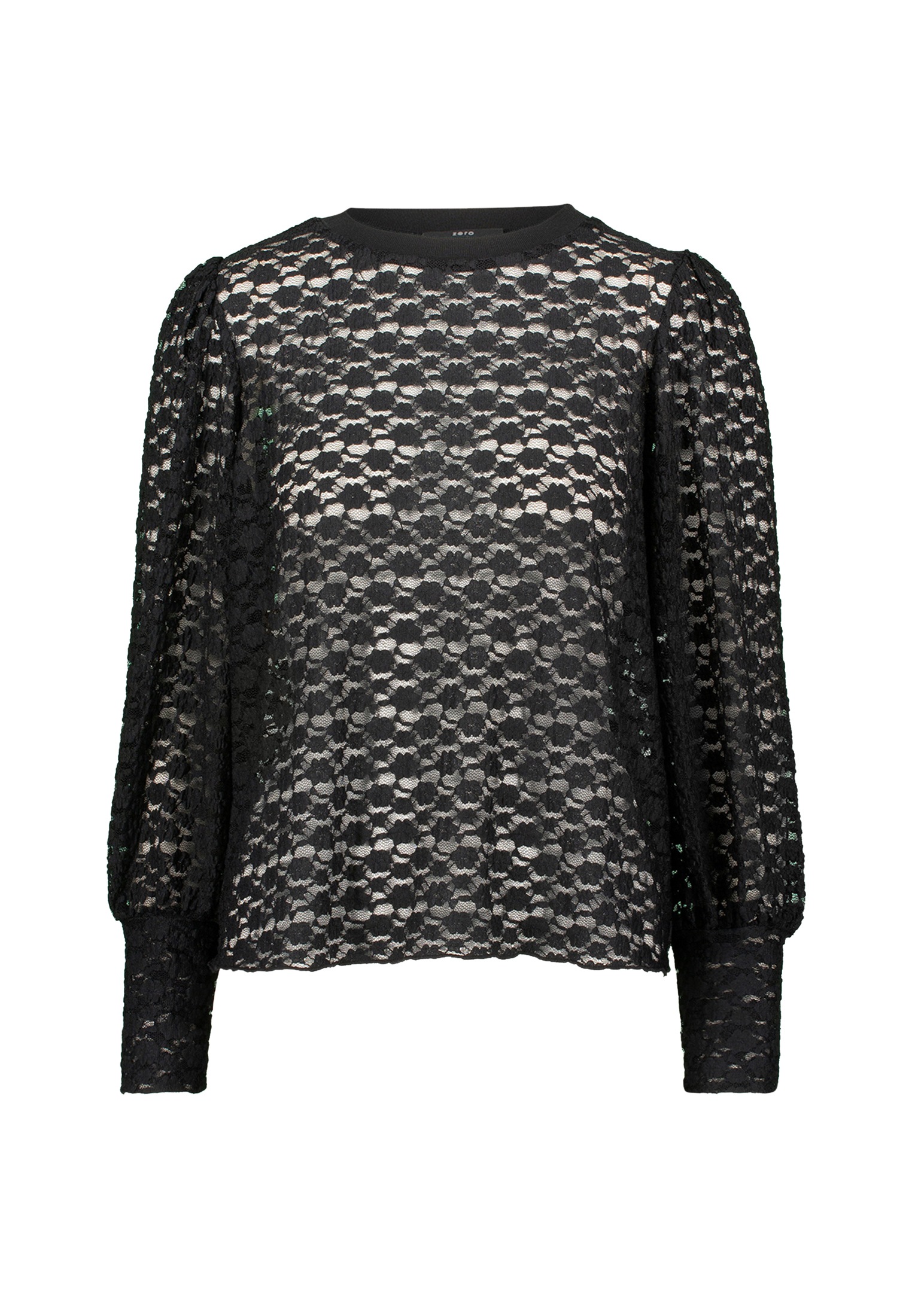 Zero Spitzenbluse "Damen mit Rundhalsausschnitt" günstig online kaufen