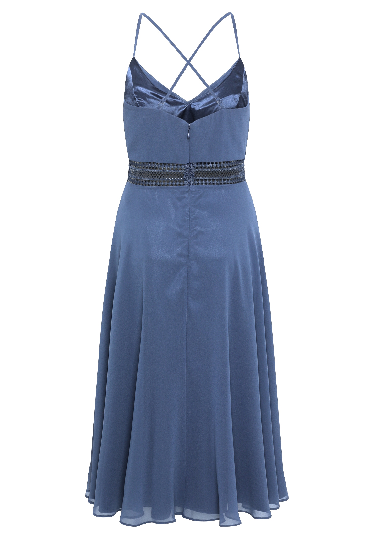 Vera Mont Cocktailkleid »Vera Mont Cocktailkleid mit Wasserfallausschnitt«, Stickerei