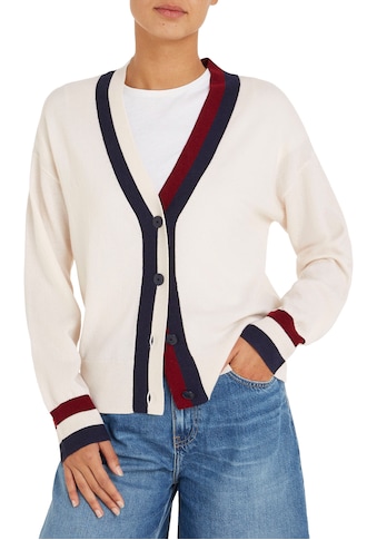 TOMMY HILFIGER Megztinis »GS WOOL CASHMERE CARDIGAN« ...