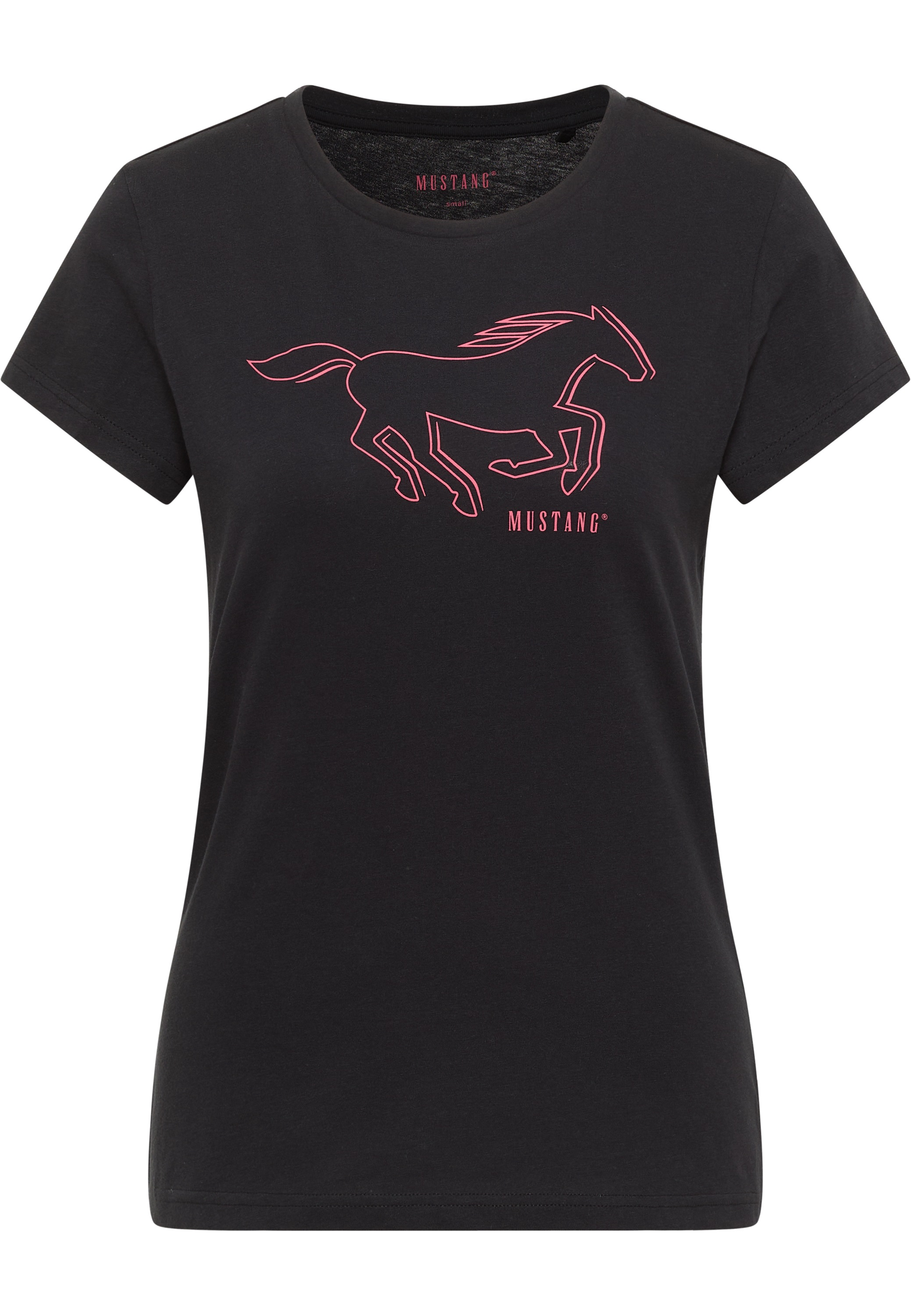 MUSTANG Kurzarmshirt "Damen Style Loa" günstig online kaufen