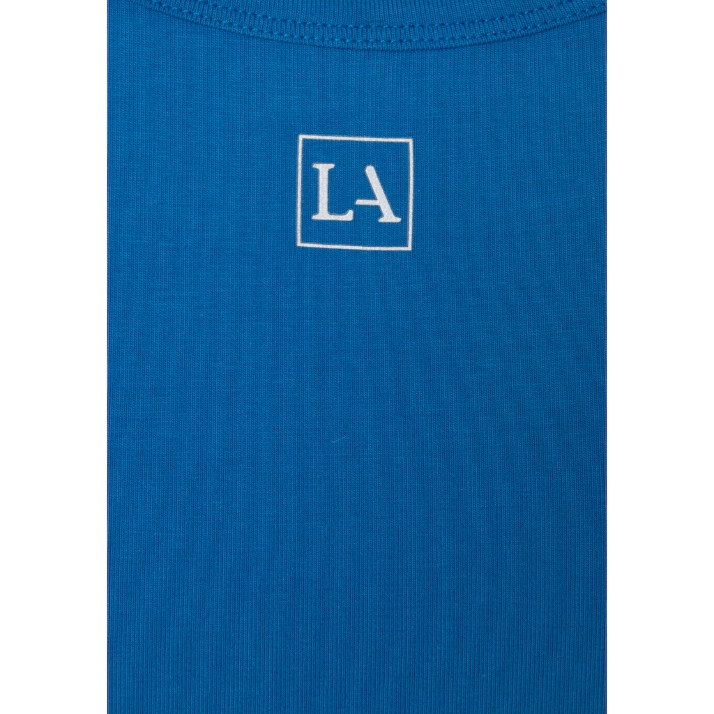 LASCANA ACTIVE Sporttop »-Basic-Crop-Top«, mit breiten Trägern