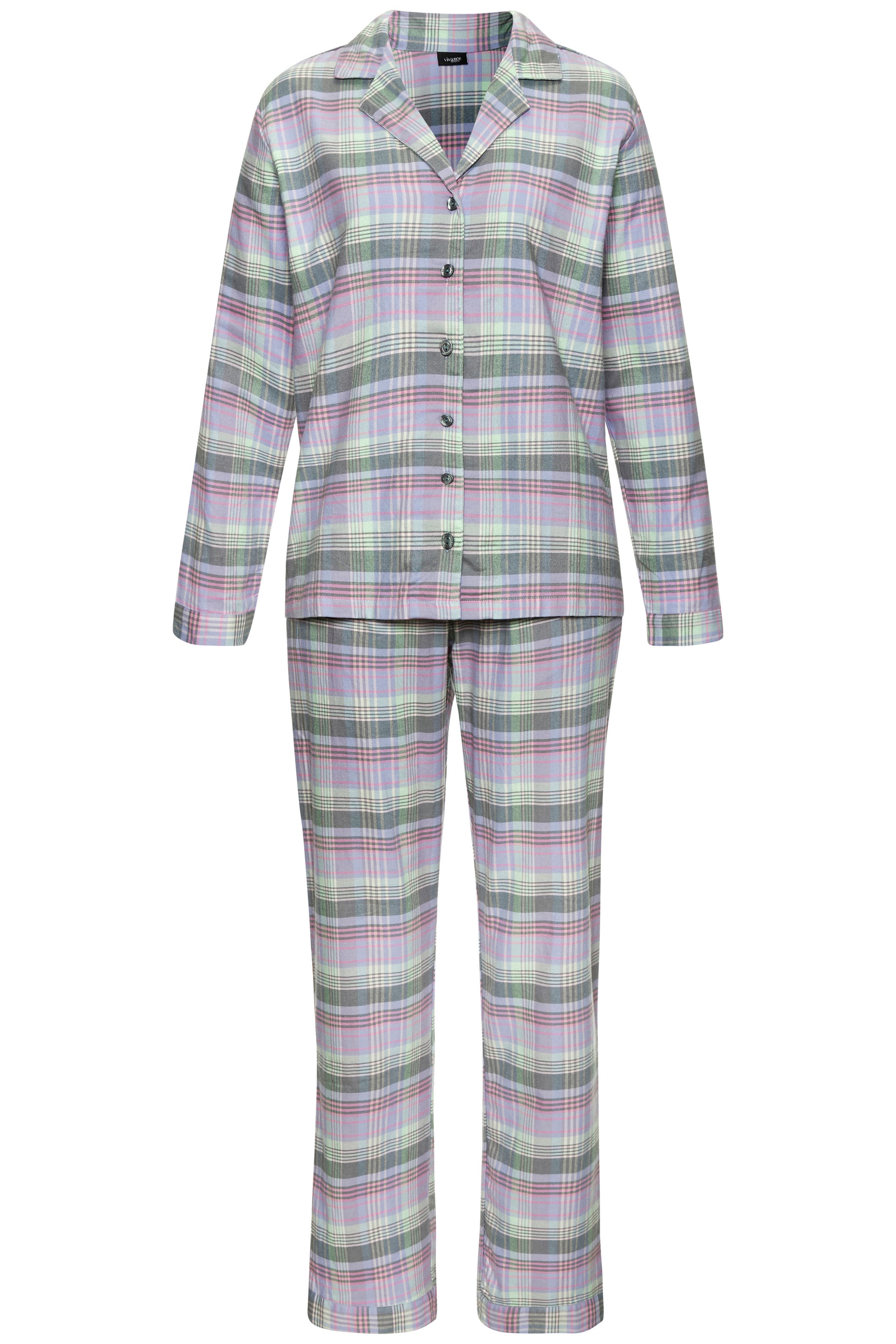 Vivance Dreams Pyjama 2-teilig, 2 tlg. aus kuschelig weichem Flanell günstig online kaufen