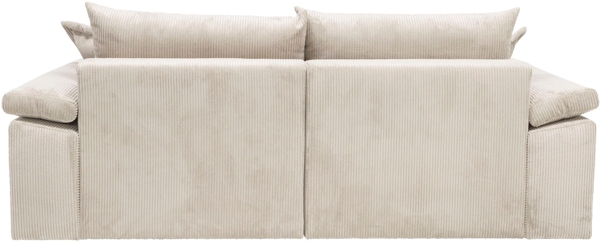 Home affaire Ecksofa »Soft&Cosy XL L-Form - Breite 246 cm«, Mega-Sofa, in Cord, Federkern-Polsterung