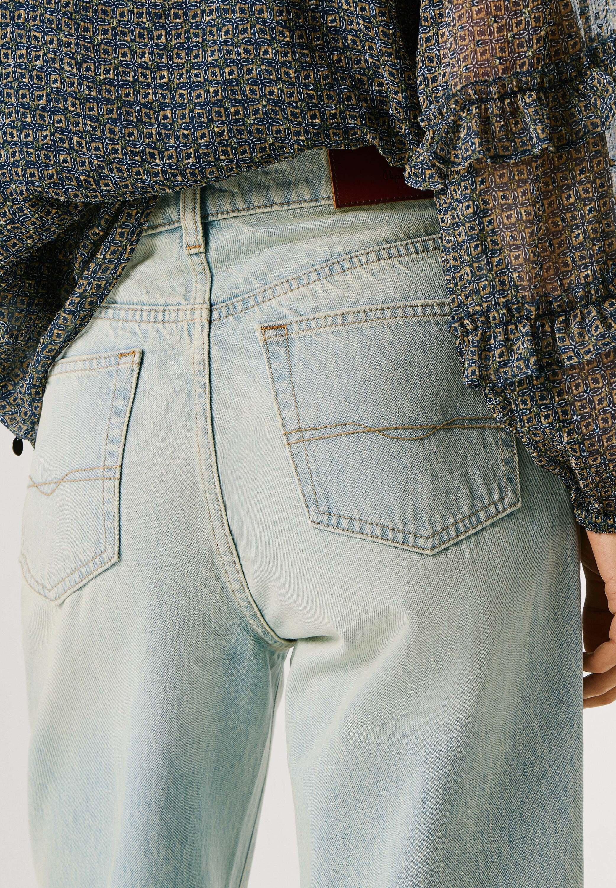 Pepe Jeans Straight-Jeans »straight leg jeans STRAIGHT JEANS UHW LEXA«