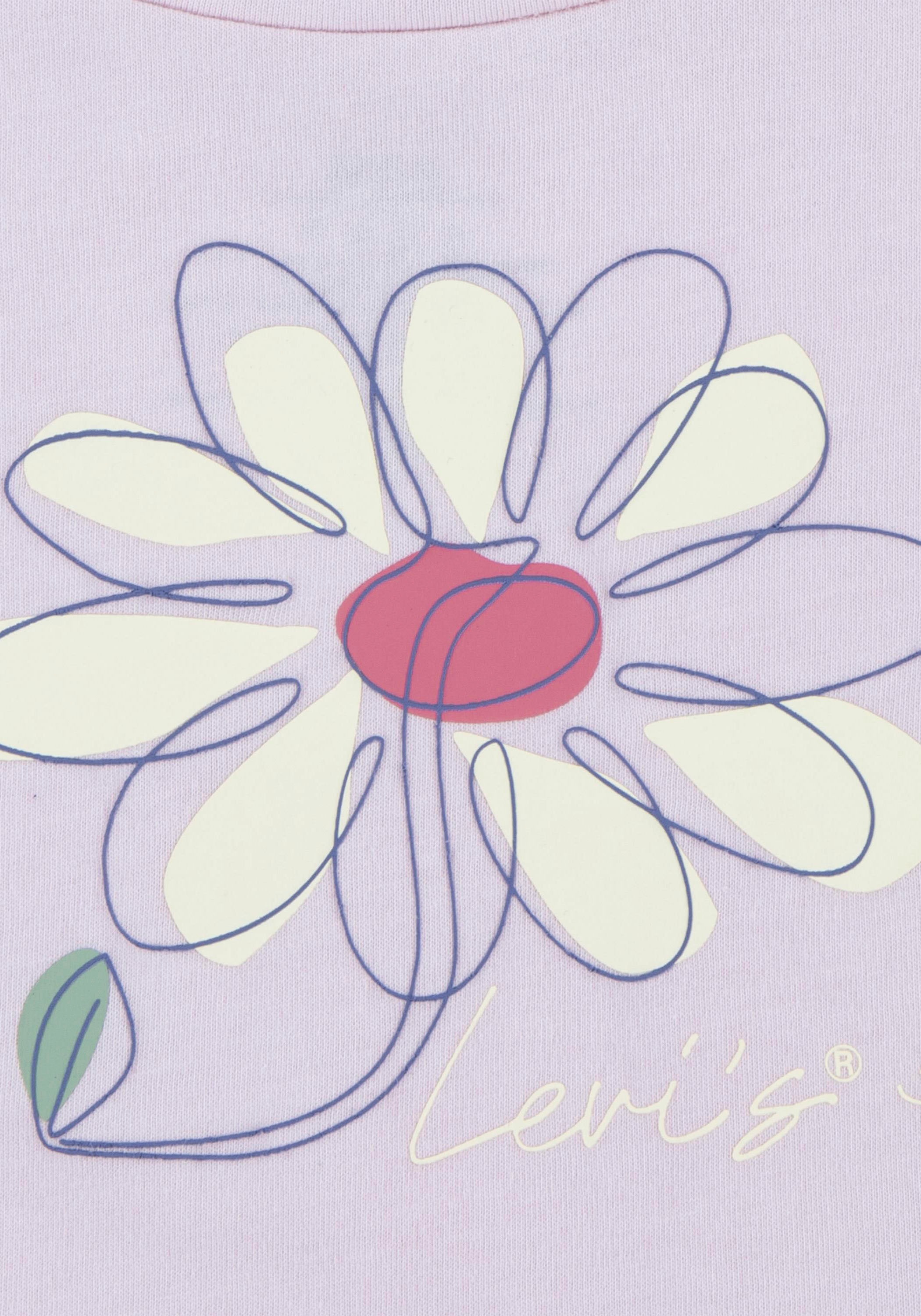 Levi's® Kids Shirt & Shorts mit Blumen-Frontprint