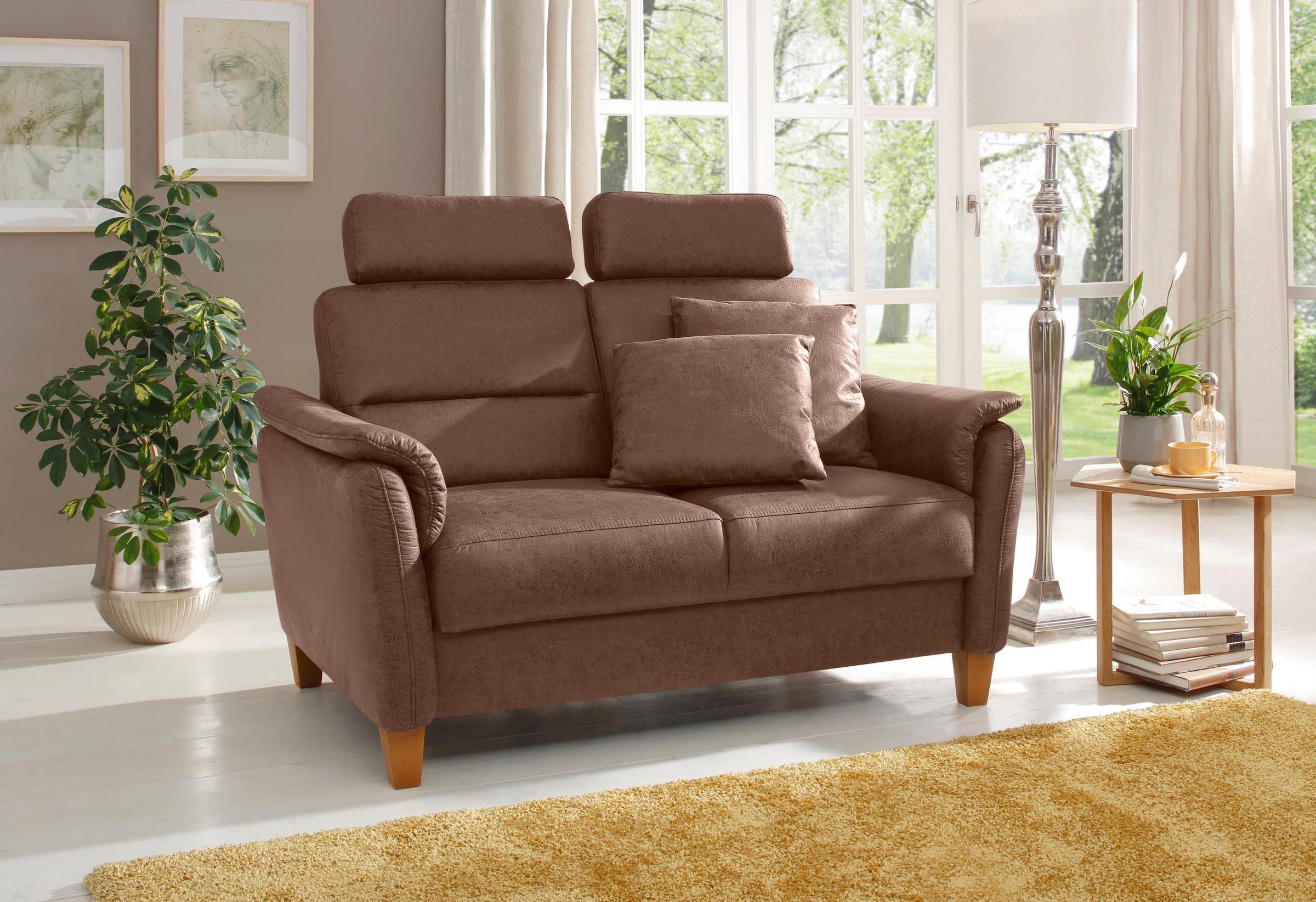 Home affaire 2-Sitzer "Palmera, B: 149 cm" mit Federkern günstig online kaufen