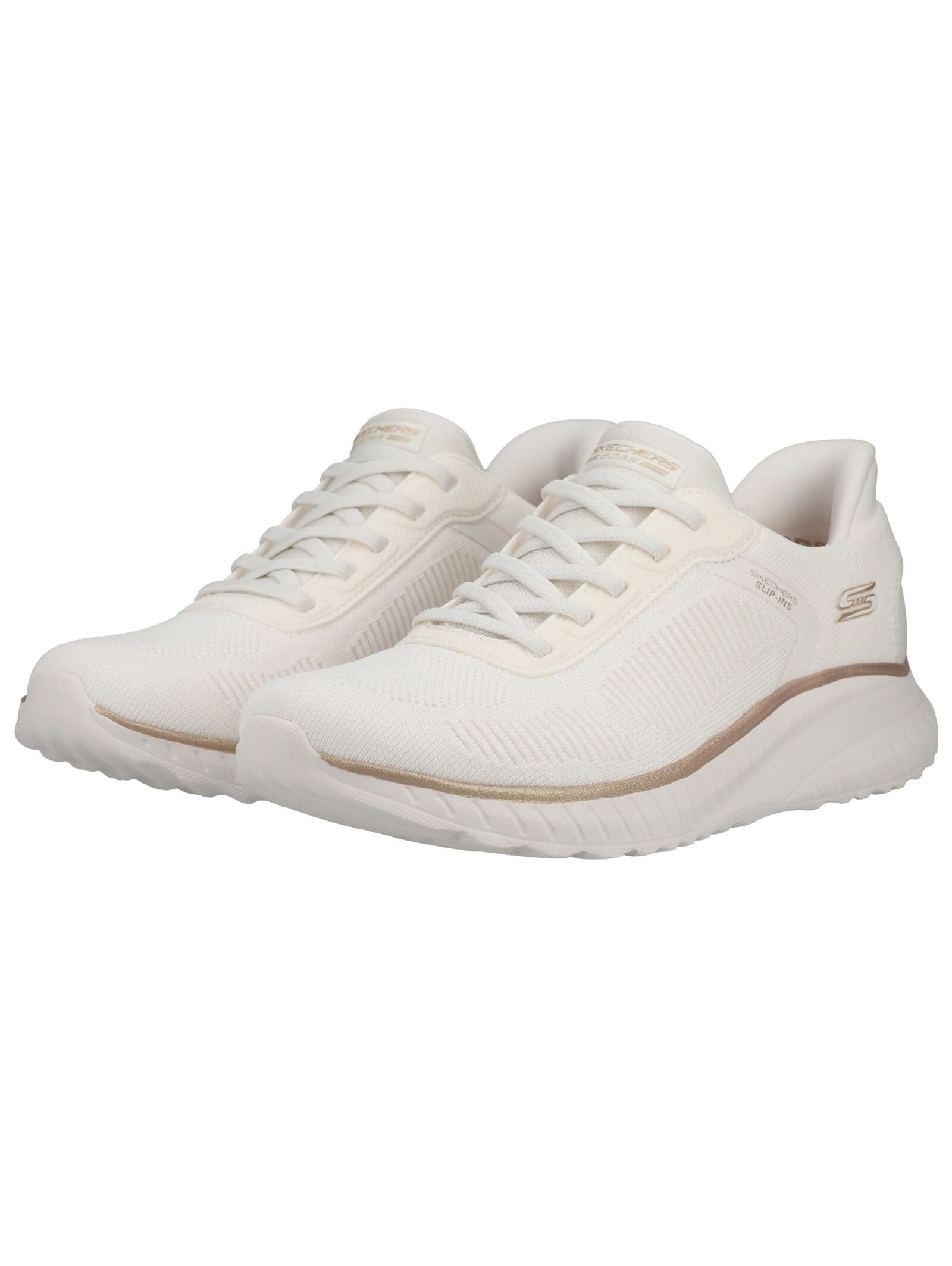 Sneaker SKECHERS "Skechers Sneaker Textil", Damen, Gr. 41, weiß, Textil, Schuhe Sneaker 6