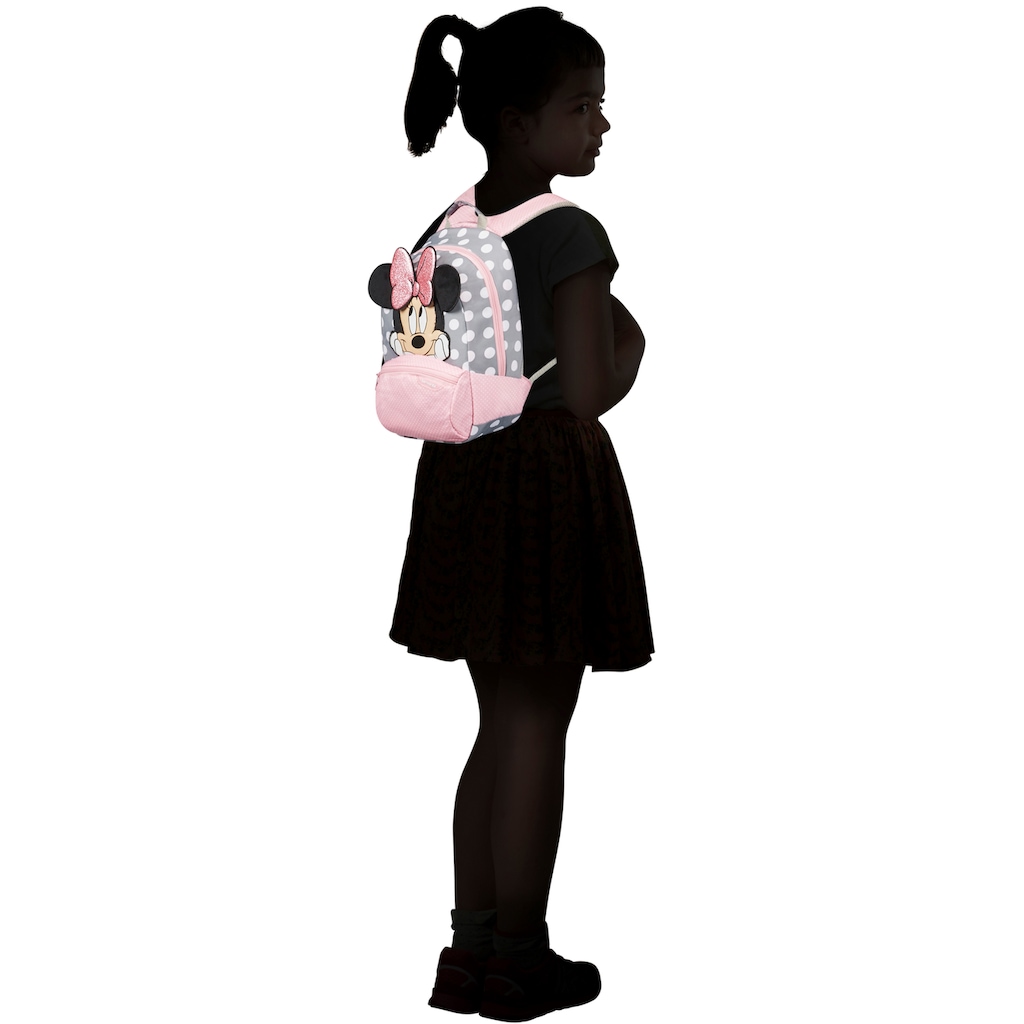 Samsonite Kinderrucksack »Disney Ultimate 2.0, S+, Minnie Glitter«, reflektierende Details