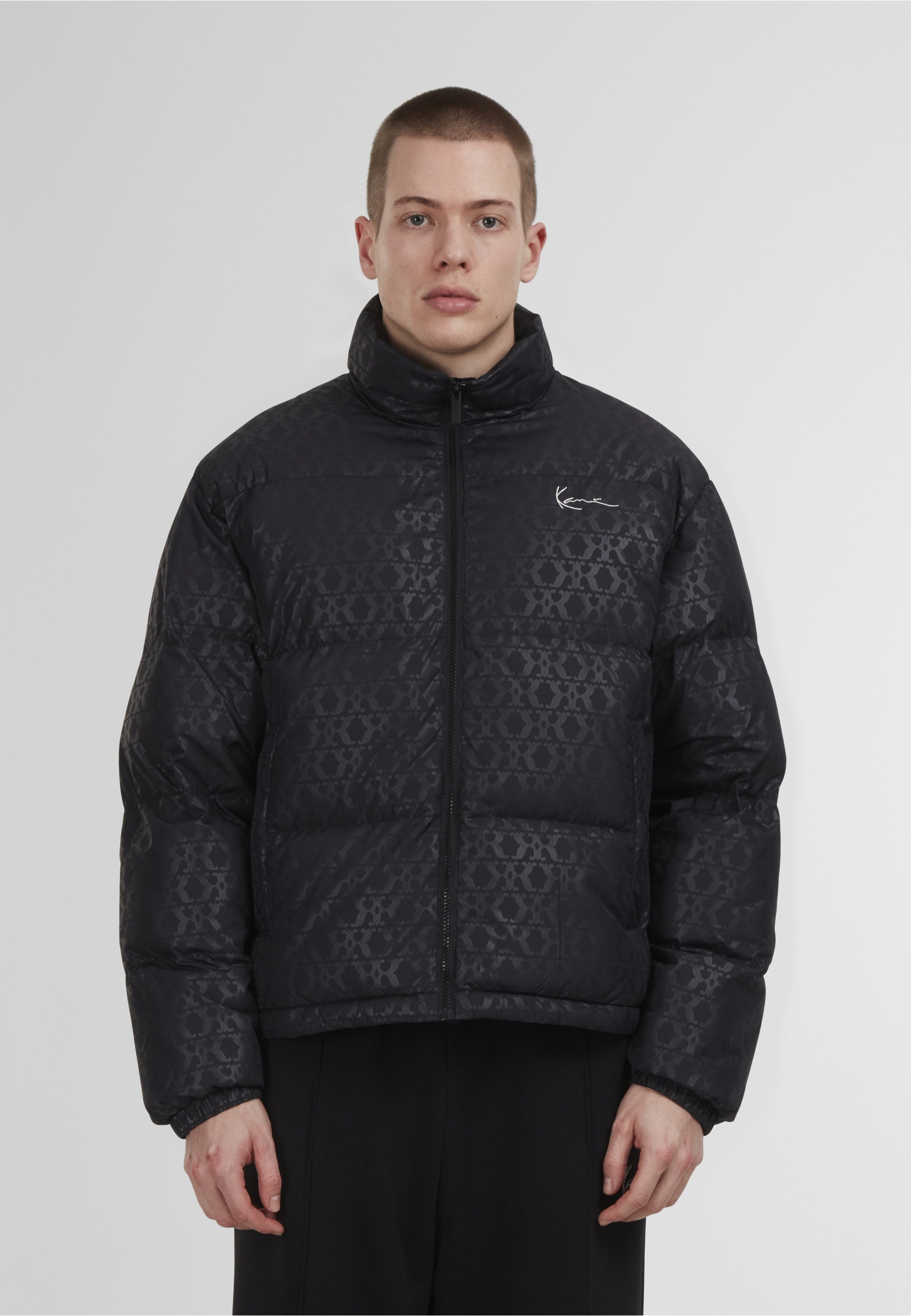 Karl Kani Winterjacke »Karl Kani Aop Signature Puffer Jacket« 1 Stk. tlg. ohne Kapuze