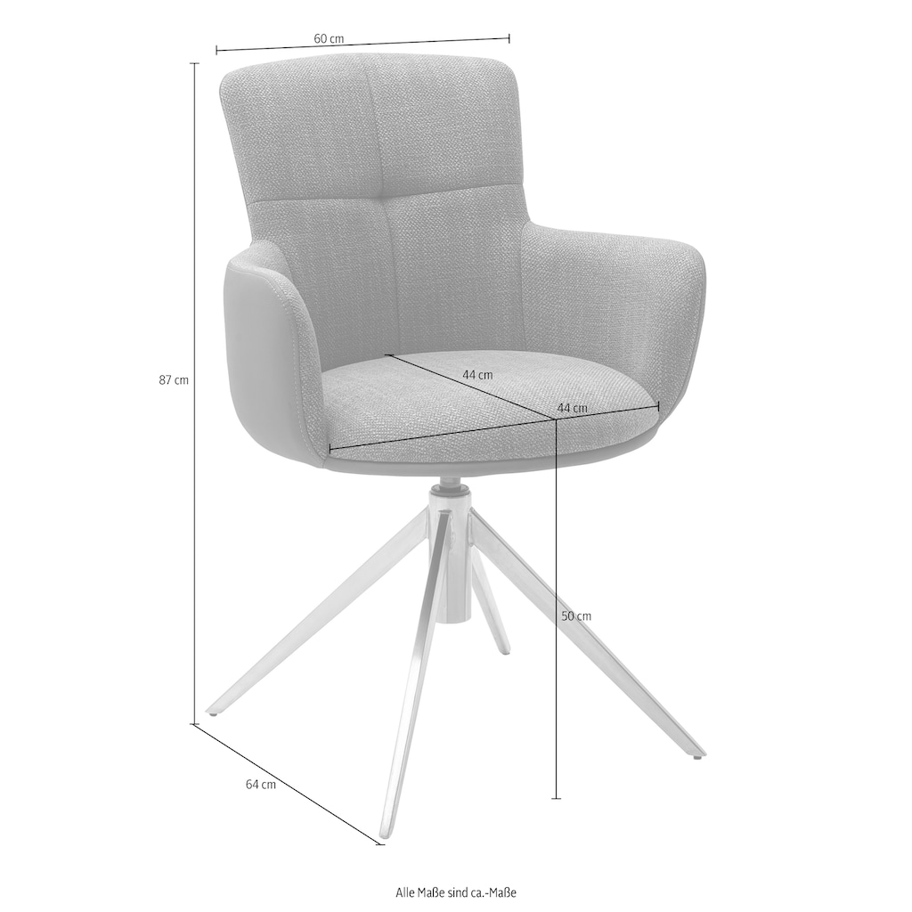 MCA furniture Esszimmerstuhl »Mecana«, (Set), 2 St.