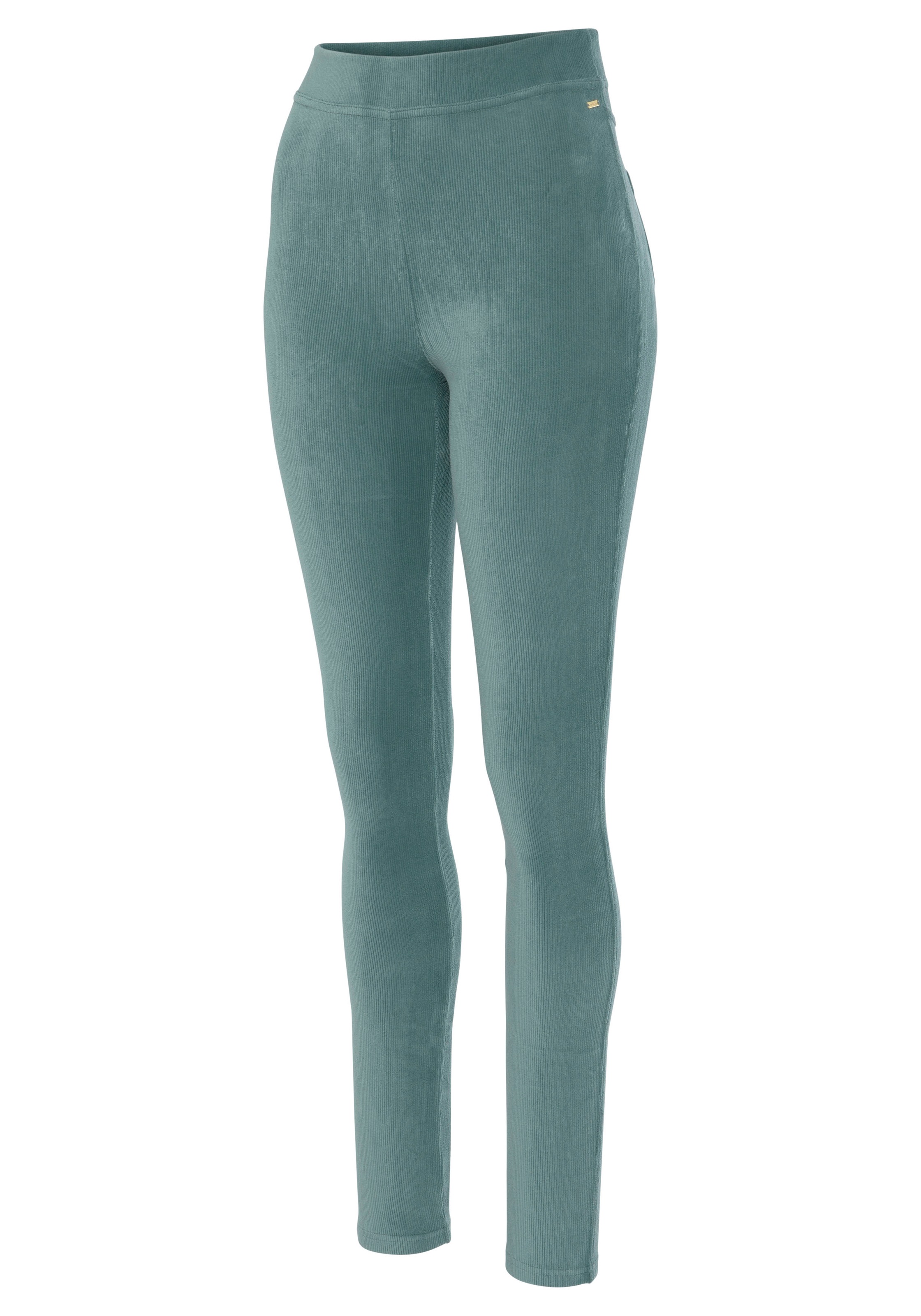 LASCANA Leggings, aus weichem Material in Cord-Optik, Loungewear