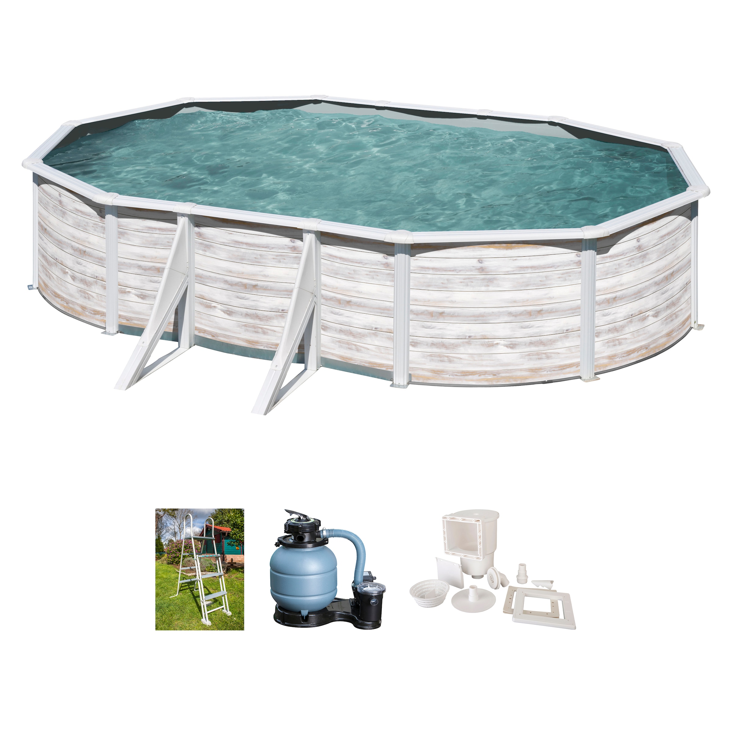 Gre Ovalpool "FINLANDIA" Höhe: 120 cm, in versch. Größen erhältlich günstig online kaufen