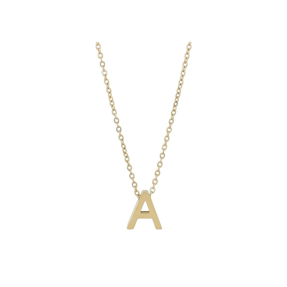 Adelia´s Kette ohne Anhänger »Halskette – Buchstabe N aus Edelstahl 45+5« Ideal zum Verschenken – schlicht und stilvoll