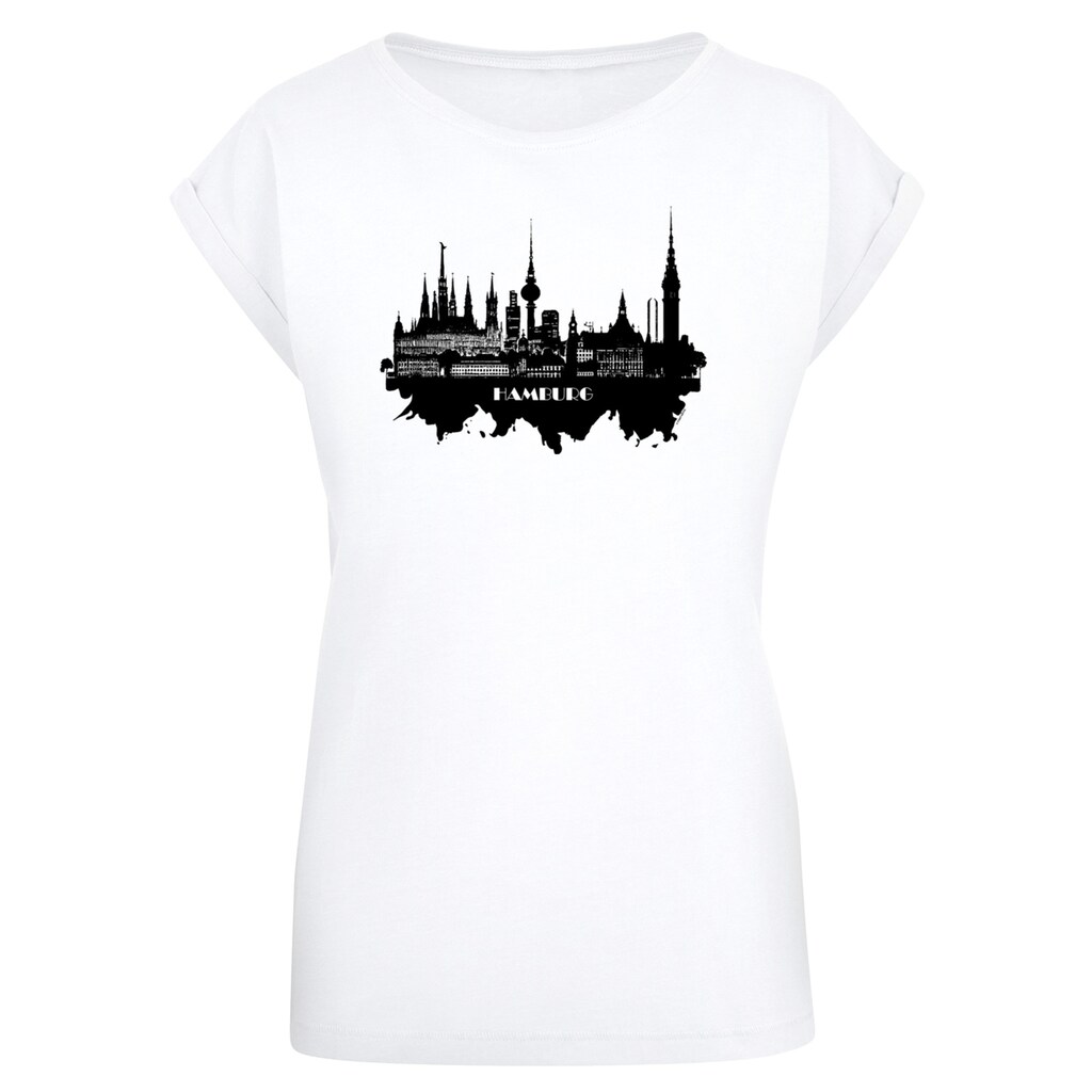 F4NT4STIC T-Shirt »Cities Collection - Hamburg skyline«