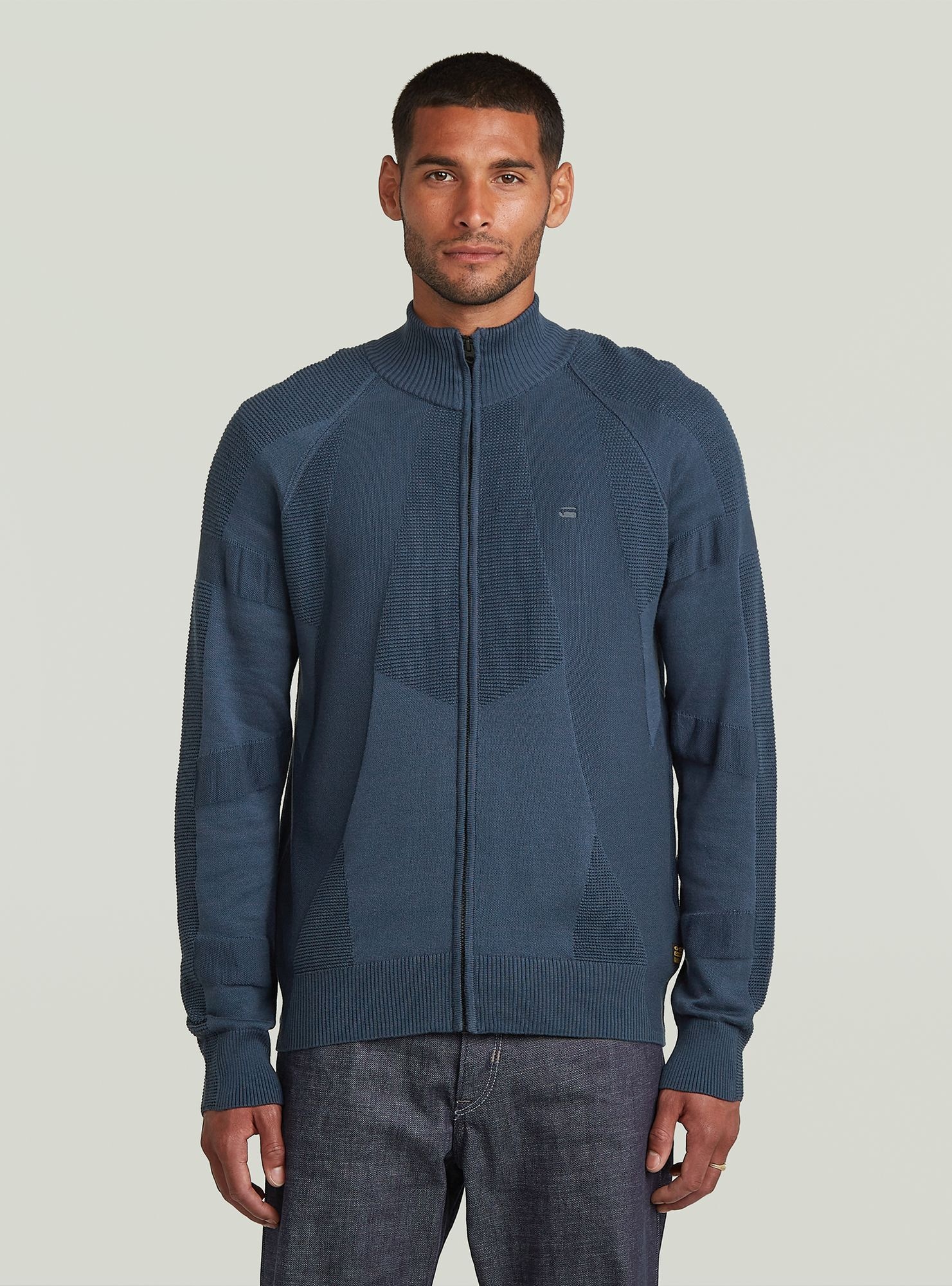 G-STAR "3D Biker Full Zip Knit"