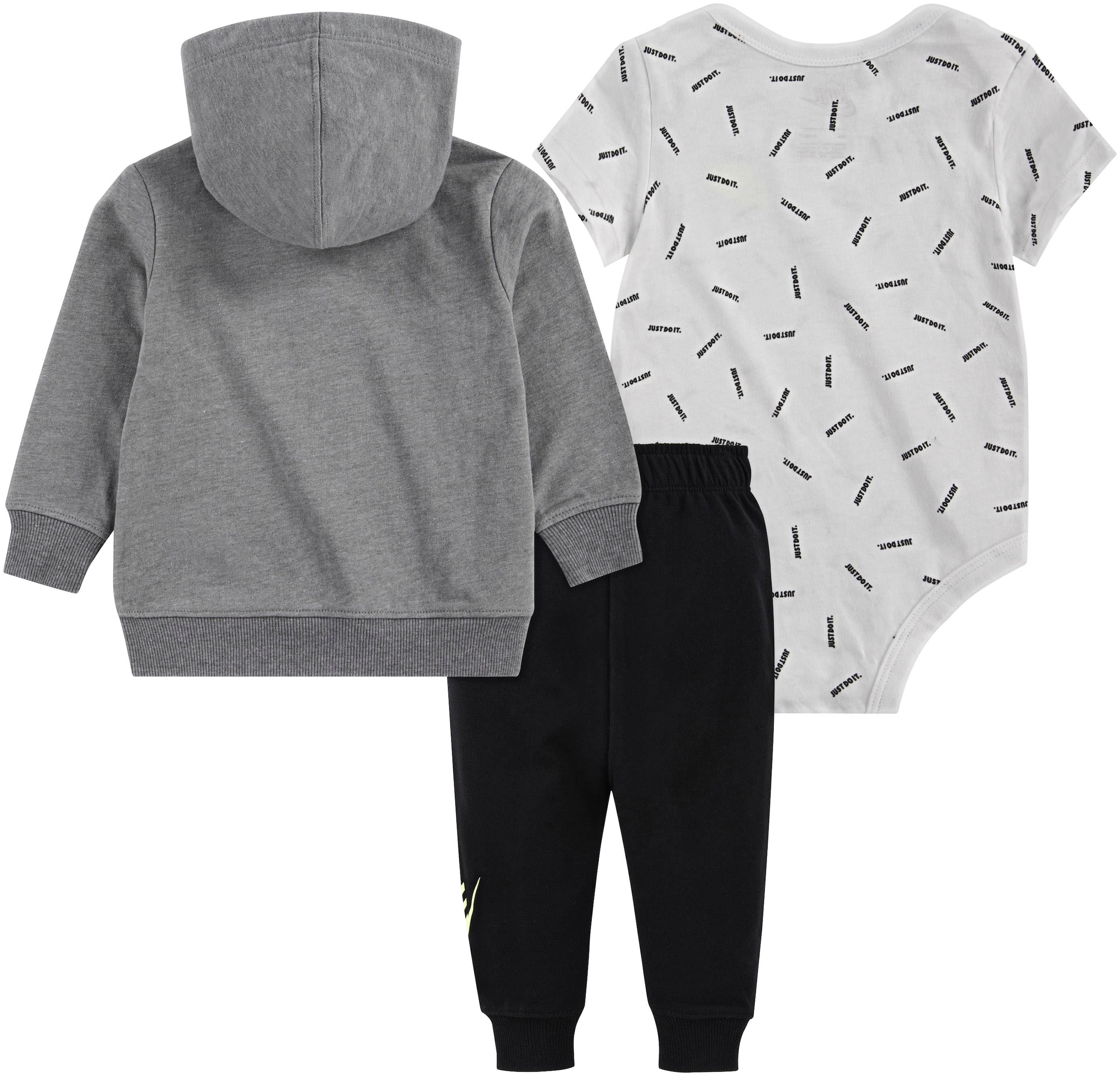 Nike Sportswear Erstausstattungspaket »JDI TOSS 3PC FZ PANT SET«, für Babys