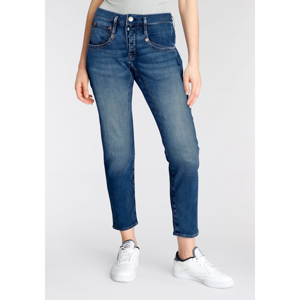 Herrlicher Boyfriend-Jeans »SHYRA CROPPED ORGANIC«