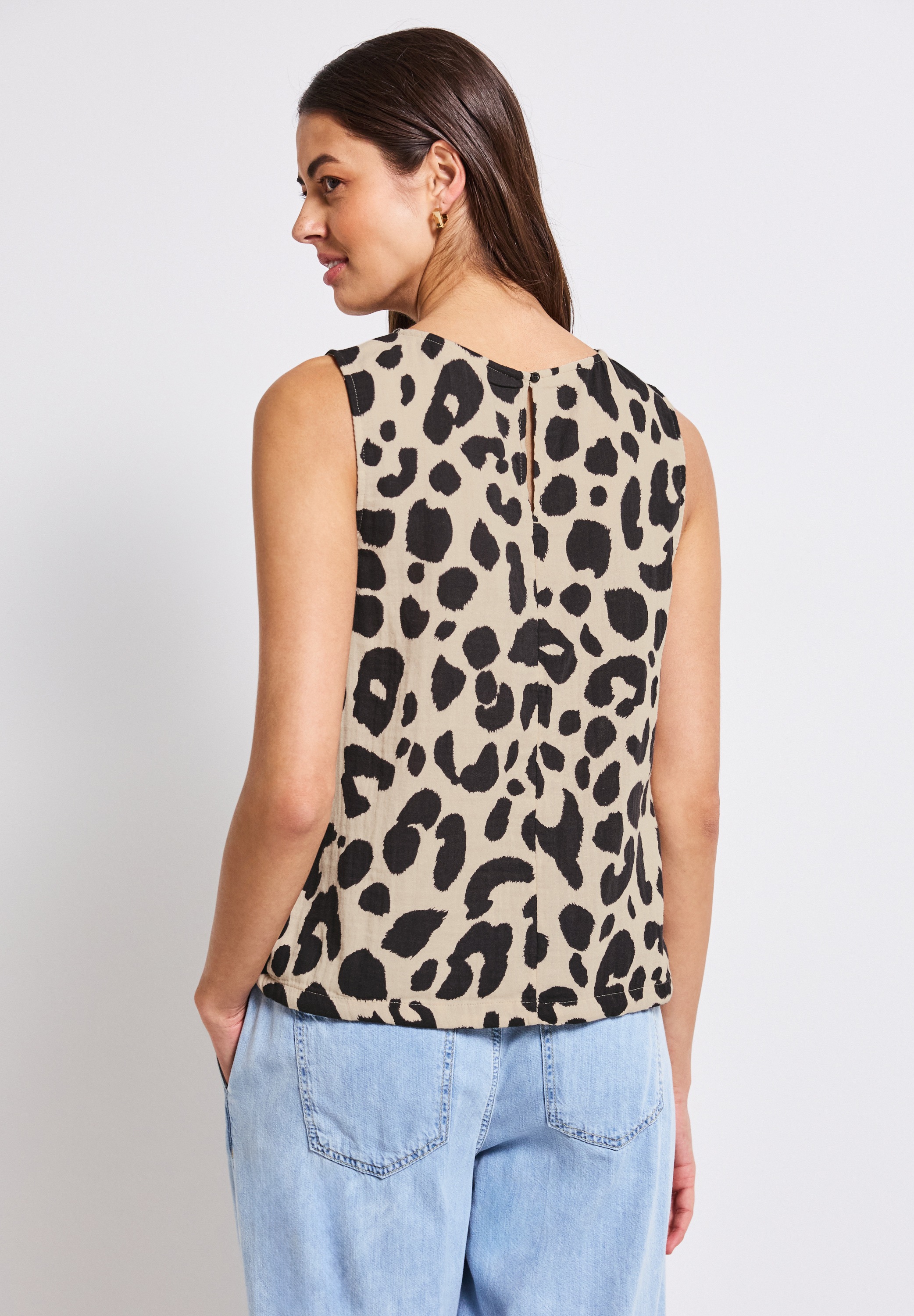 STREET ONE Blusentop, im Leo Design günstig online kaufen