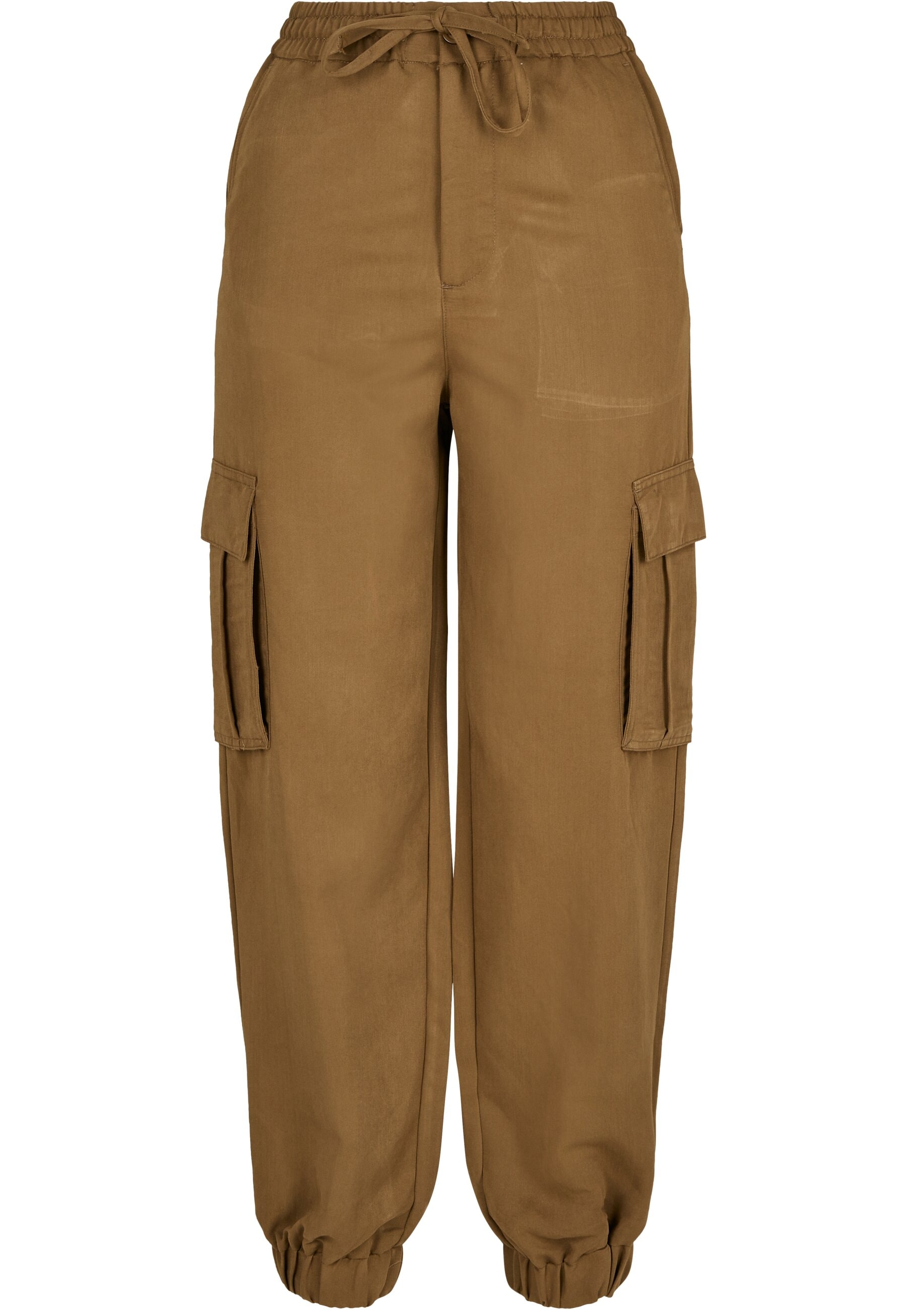 URBAN CLASSICS Cargohose »Urban Classics Damen Ladies Viscose Twill Cargo Pants«, (1 tlg.)