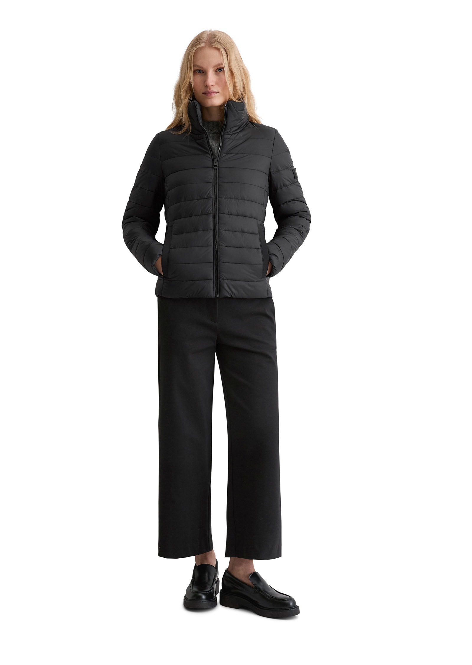 Marc O'Polo Outdoorjacke »mit recycelten Materialien« ohne Kapuze