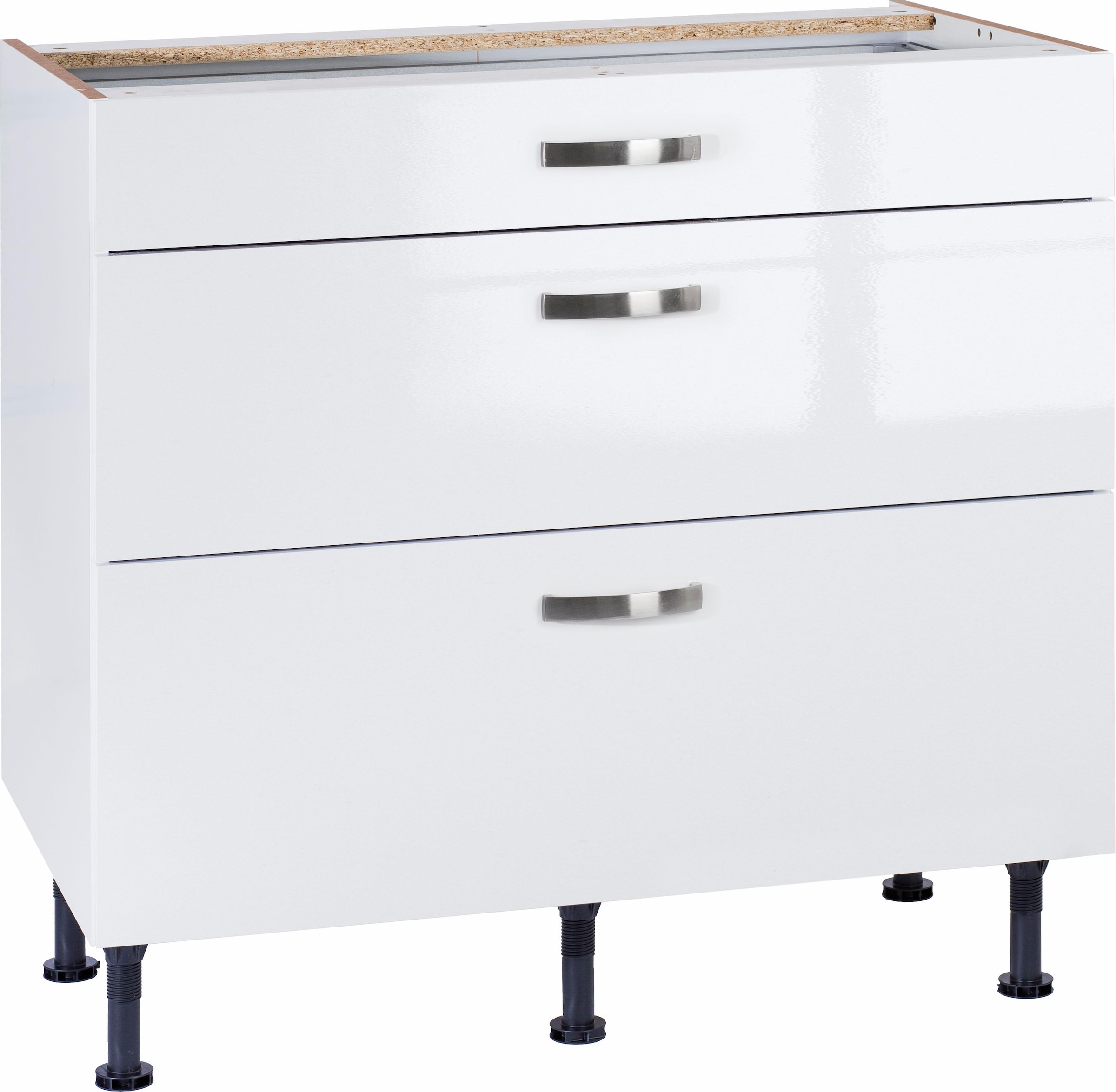 KOCHSTATION Unterschrank "KS-Cara", Breite 90 cm, mit Vollauszügen und Soft günstig online kaufen