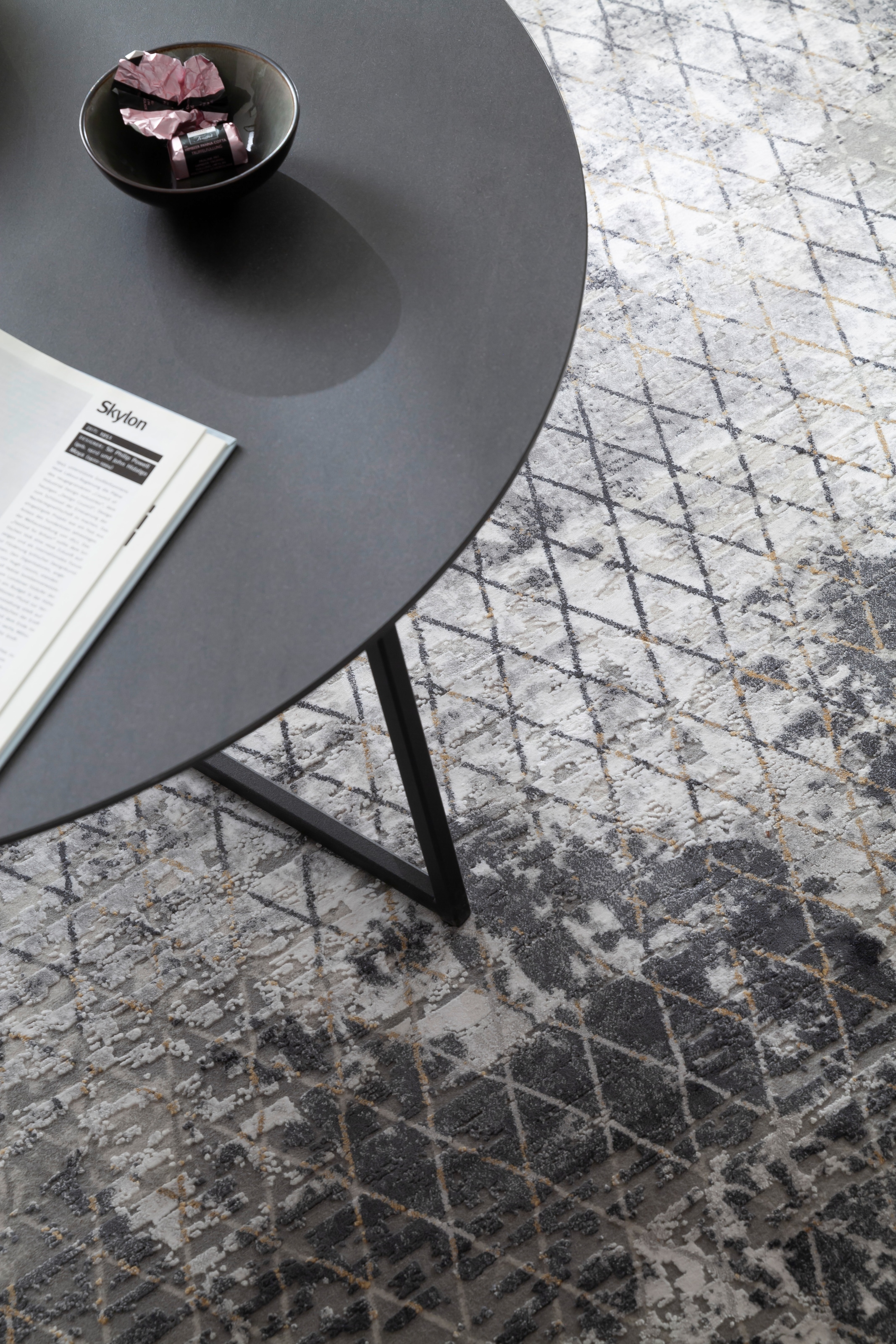 SCHÖNER WOHNEN-Kollektion Teppich »Vision 212« rechteckig 7 mm Höhe Viskoseteppich mit Glanz, Wohnzimmer