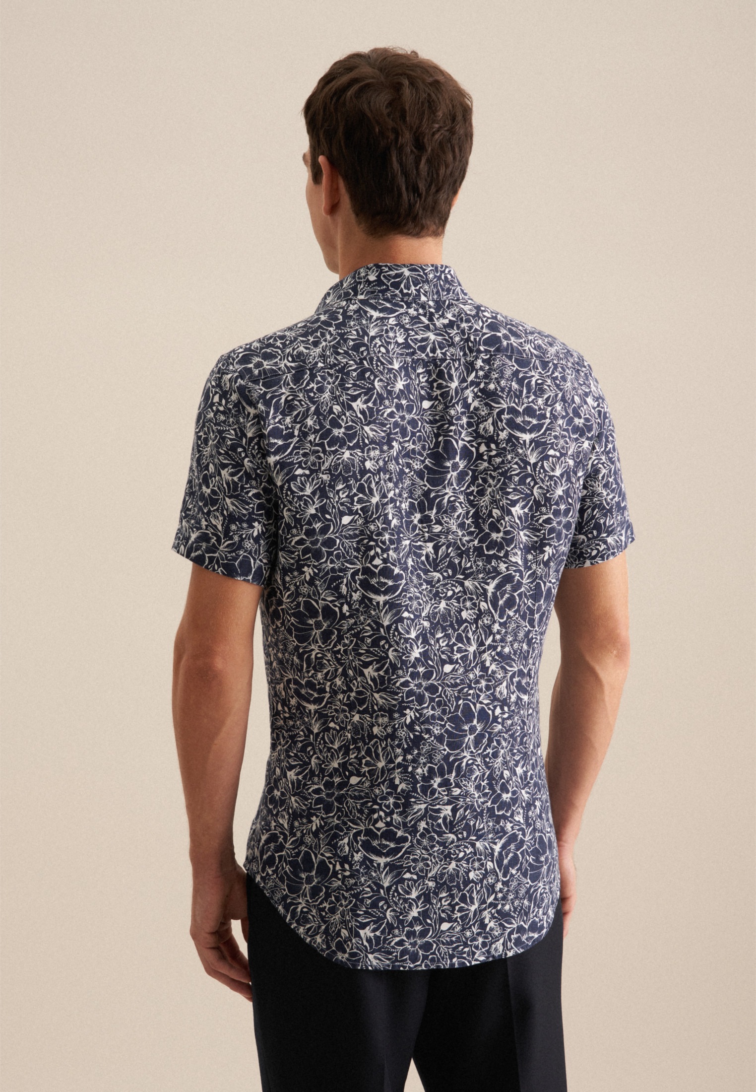 seidensticker Businesshemd "Slim" Slim 1/2 Kentkragen Floral günstig online kaufen