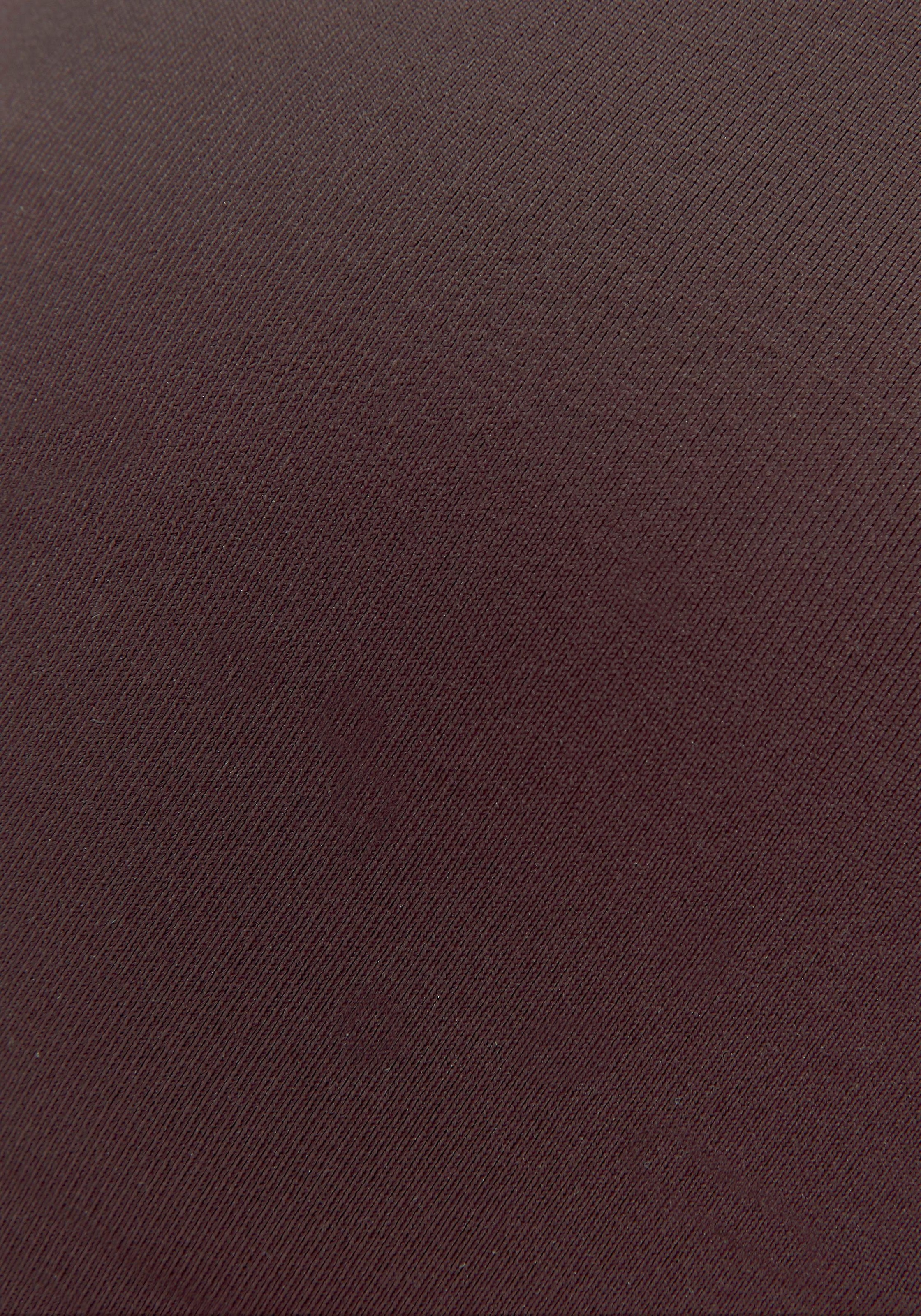 Bügel-Bandeau-Bikini-Top S.OLIVER "Rome", Damen, Gr. 40, Cup D, braun, Polyamid, unifarben, Bikini-Oberteile, in Wickeloptik 3