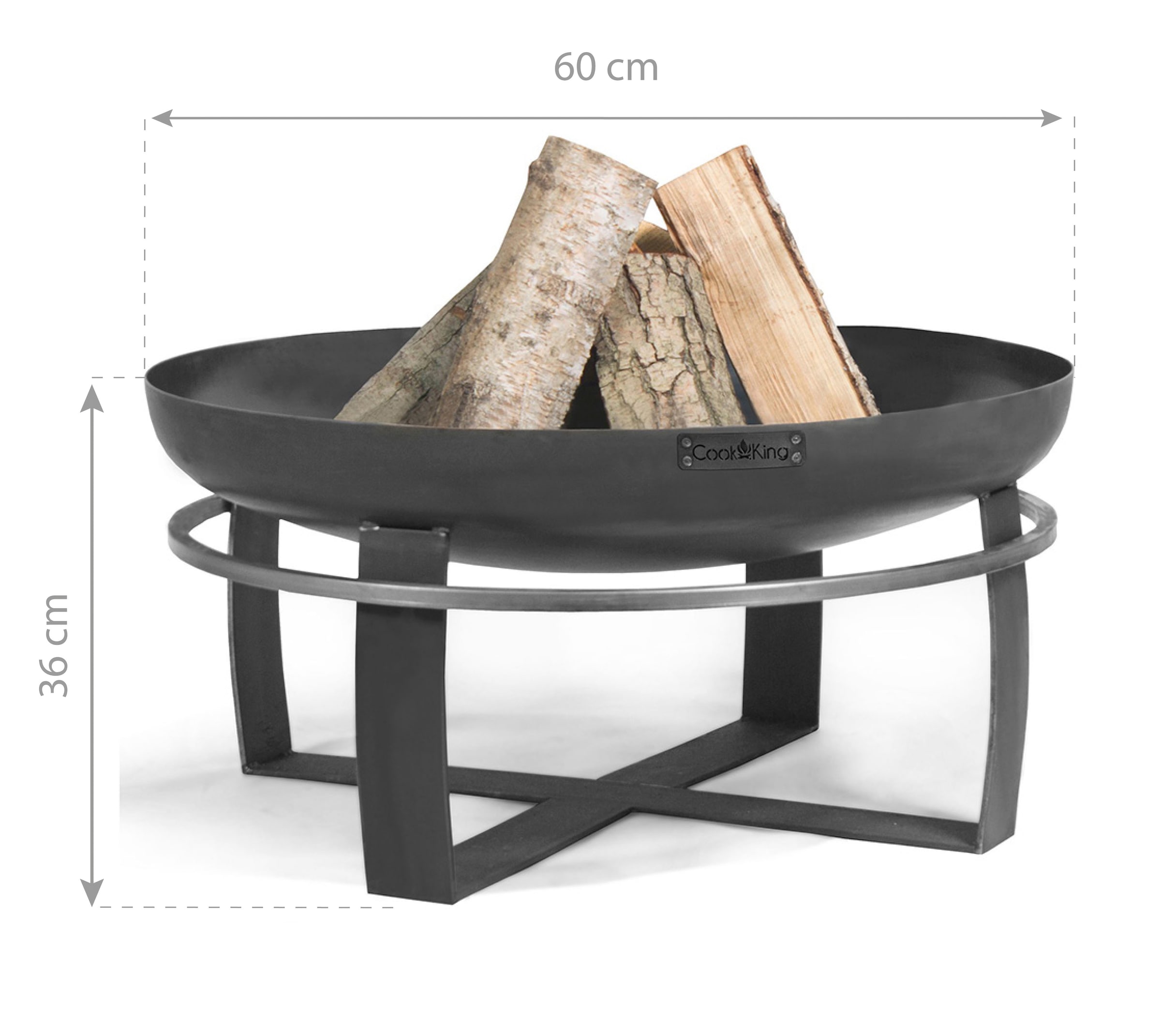 CookKing Feuerschale »Viking«, Ø 60x36 cm