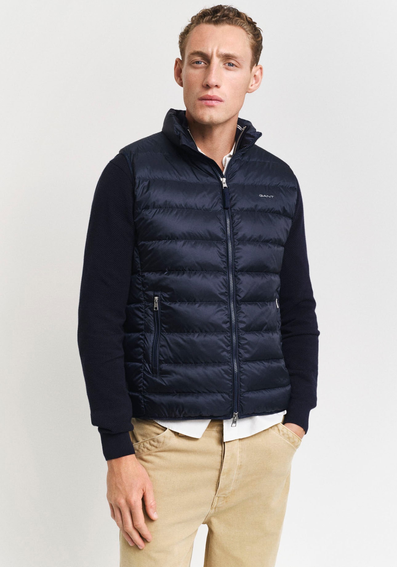 Gant "LIGHT GILET" im Streifen-Stepp-Look günstig online kaufen