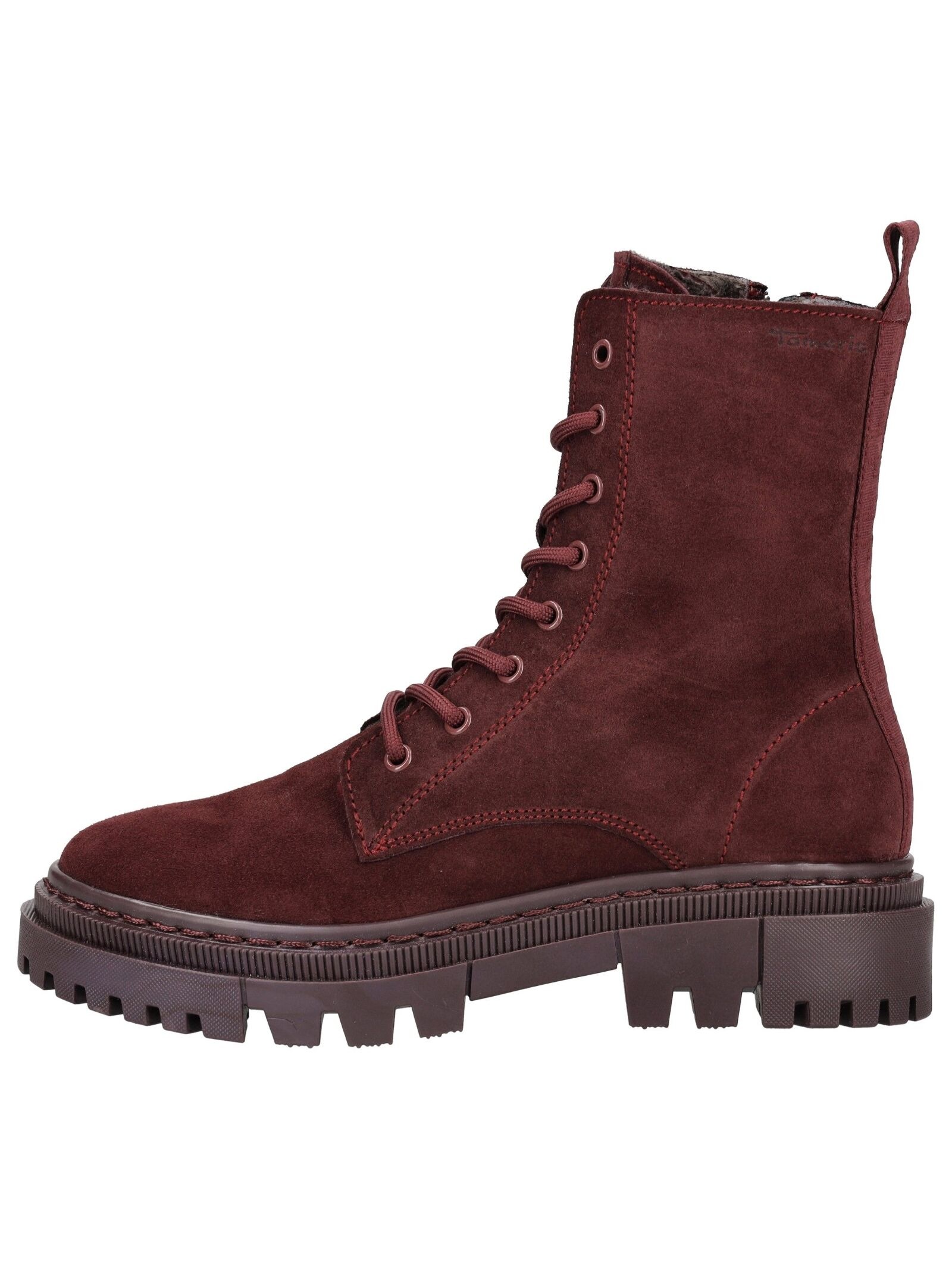 Tamaris Schnürstiefelette "Tamaris Stiefelette Veloursleder" günstig online kaufen