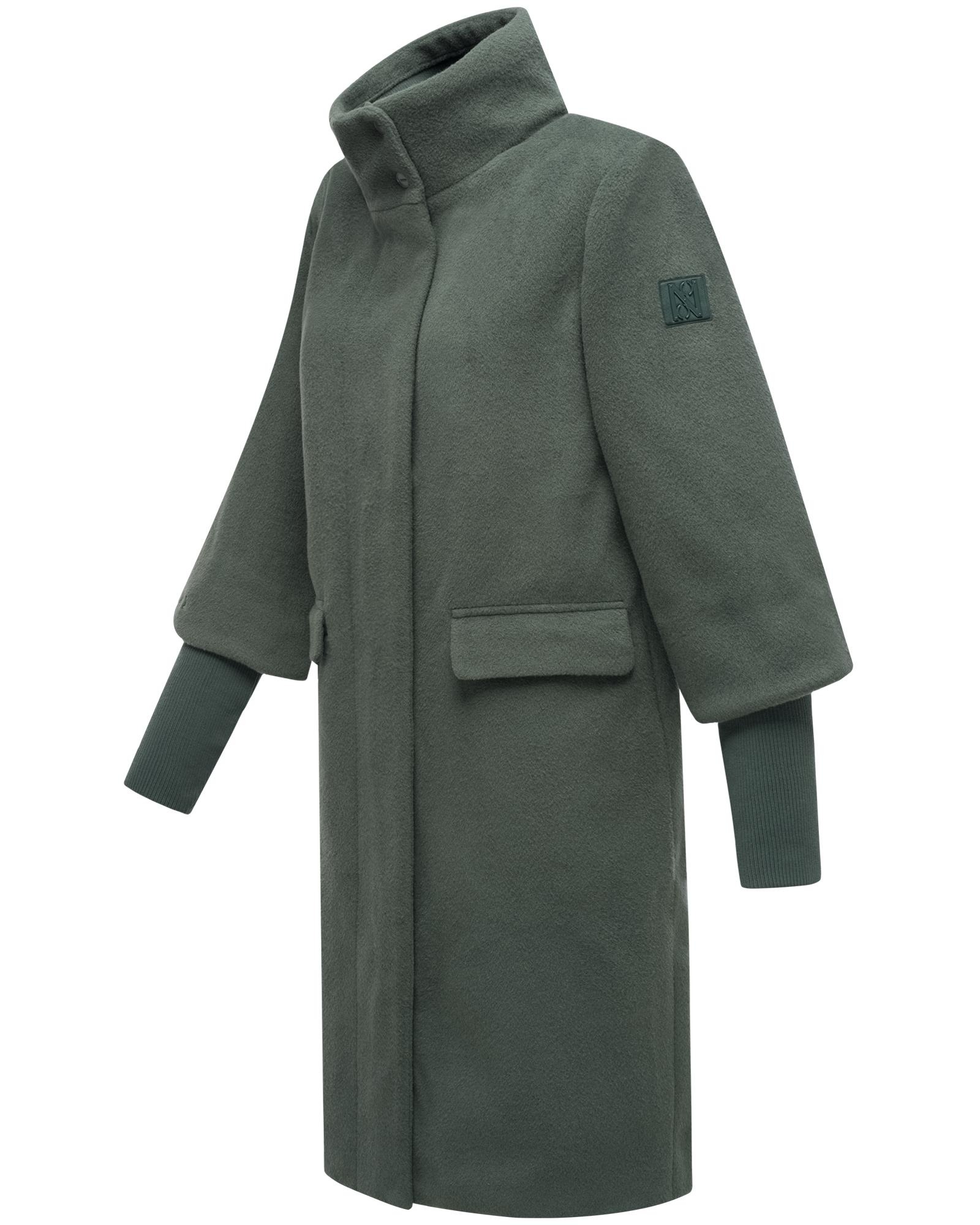 Navahoo Langmantel "Polarblüte 14", modischer Damen Mantel in Woll-Optik mi günstig online kaufen