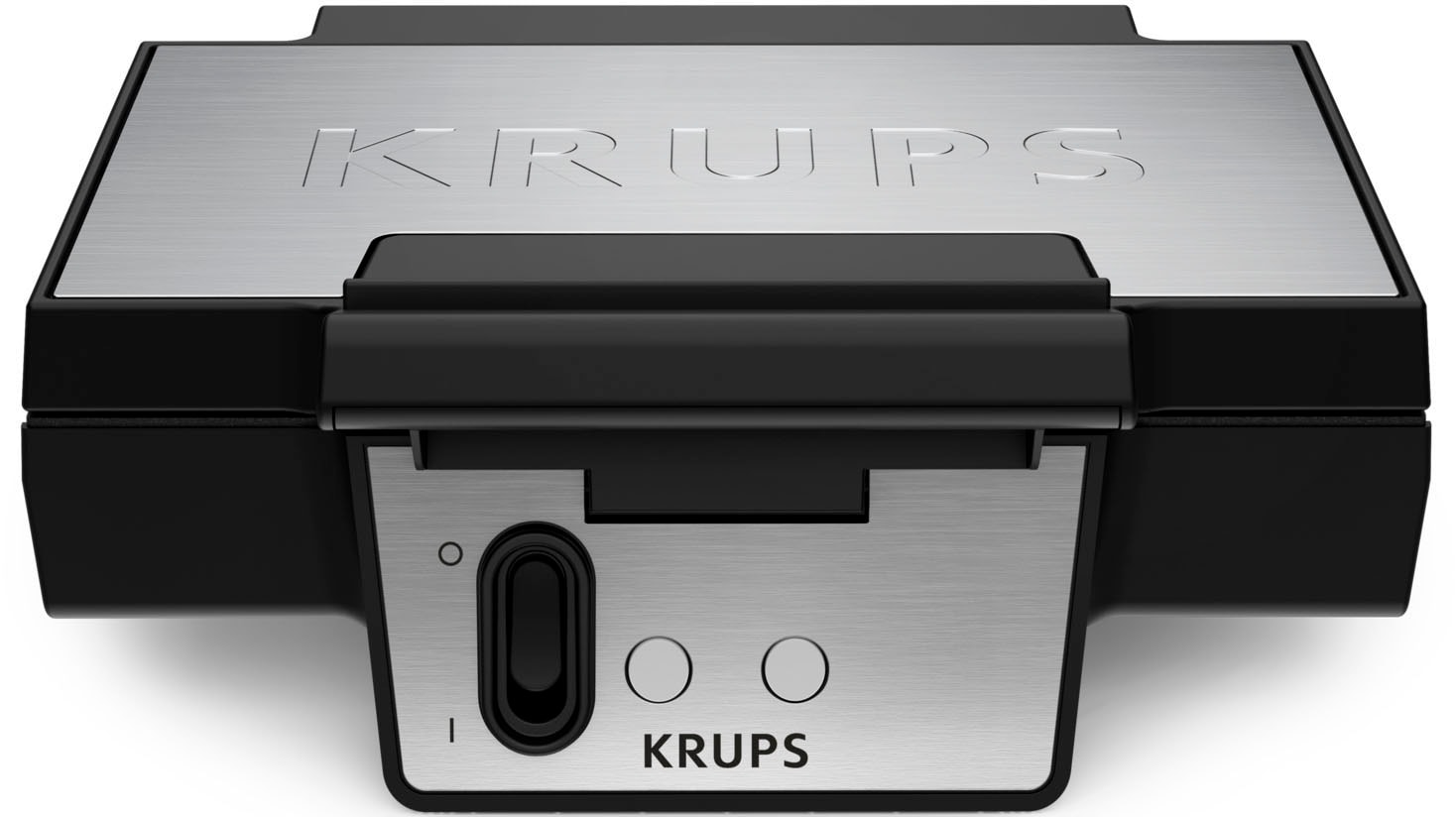Krups Waffeleisen »Iconic mit elegantem Design, Keramik-Antihaftbeschichtung«, 850 W, extra-tiefe Platten, Maße: 23,4 x 26,5 x 10,8 cm, FDK261