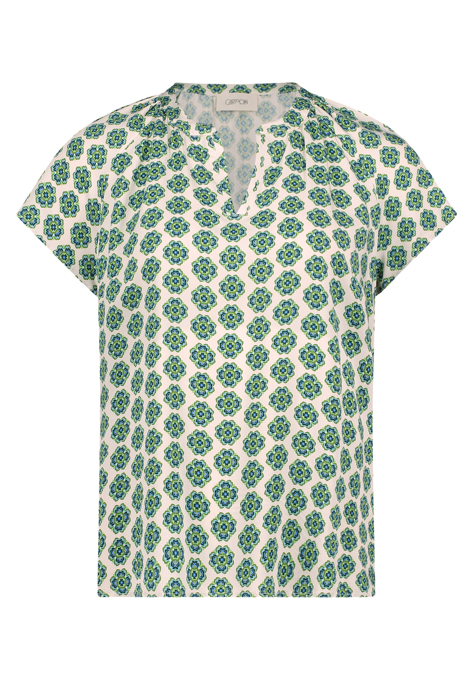 Cartoon Shirtbluse »Damen mit Rüschen«