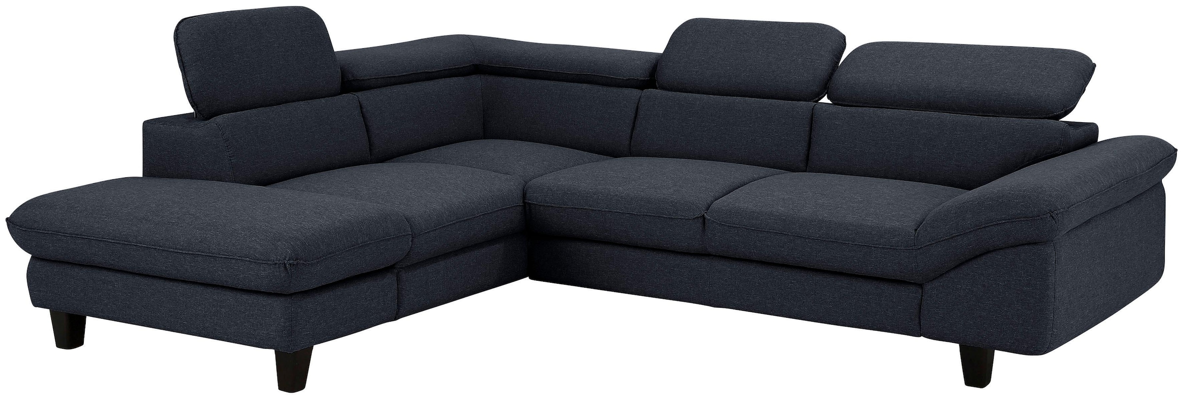 Home affaire Ecksofa »Pilot L-Form«, mit Kopfteilverstellung, wahlweise mit Bettfunktion & Bettkasten