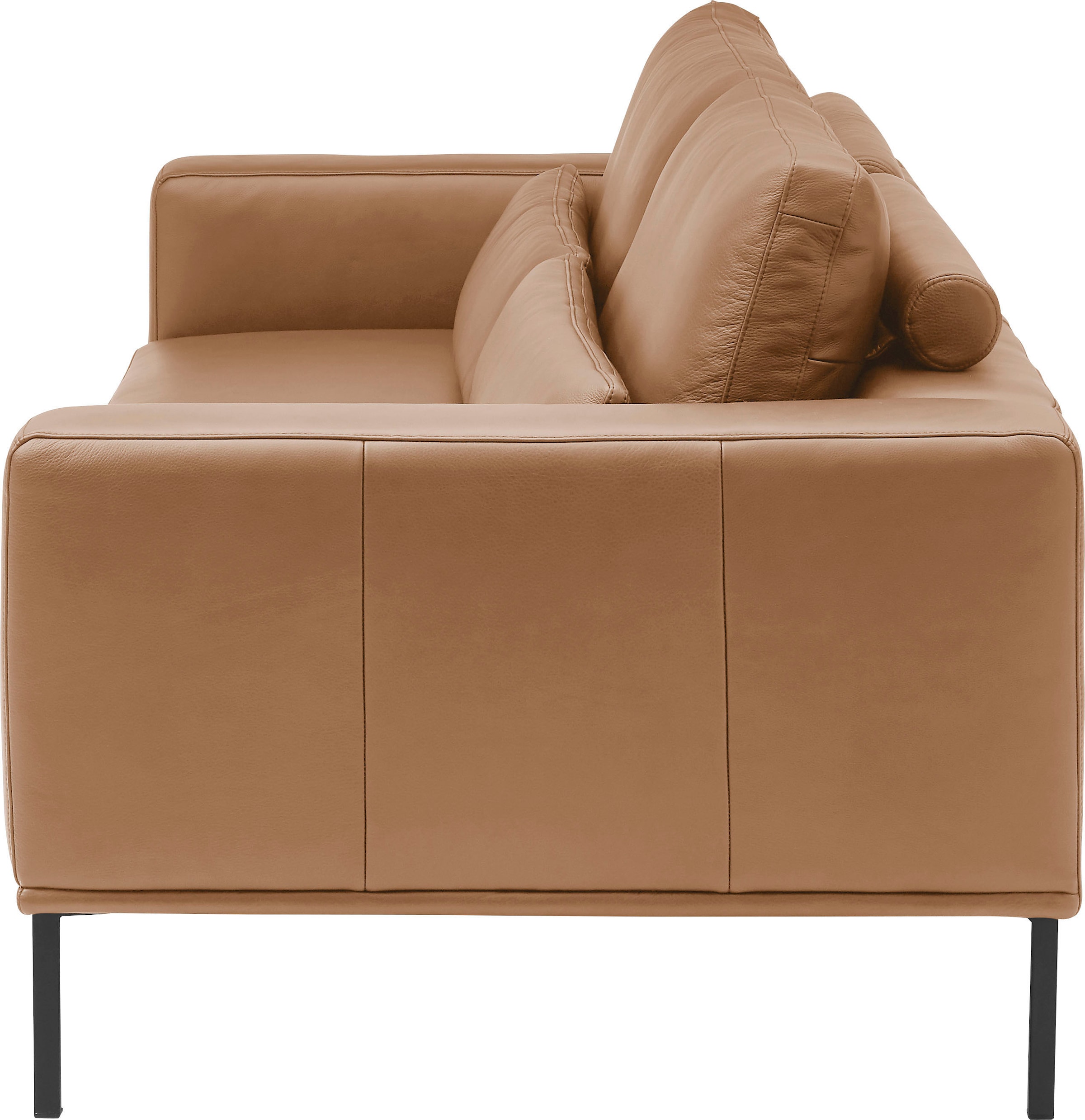 Musterring 3-Sitzer »JustB!PM100« XL-Sofa, wahlweise mit Nierenkissen und mot. Sitzauszug, Fuß schwarz