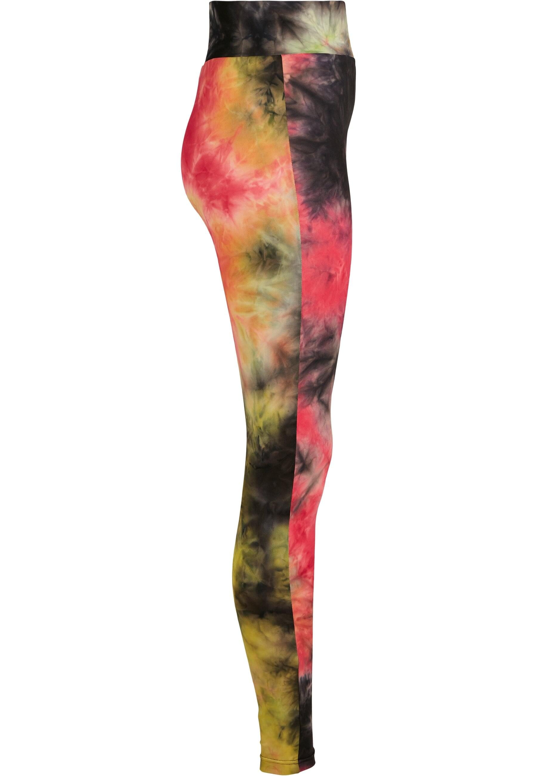URBAN CLASSICS Leggings »Urban Classics Damen Ladies Tie Dye High Waist Leggings«, (1 tlg.)