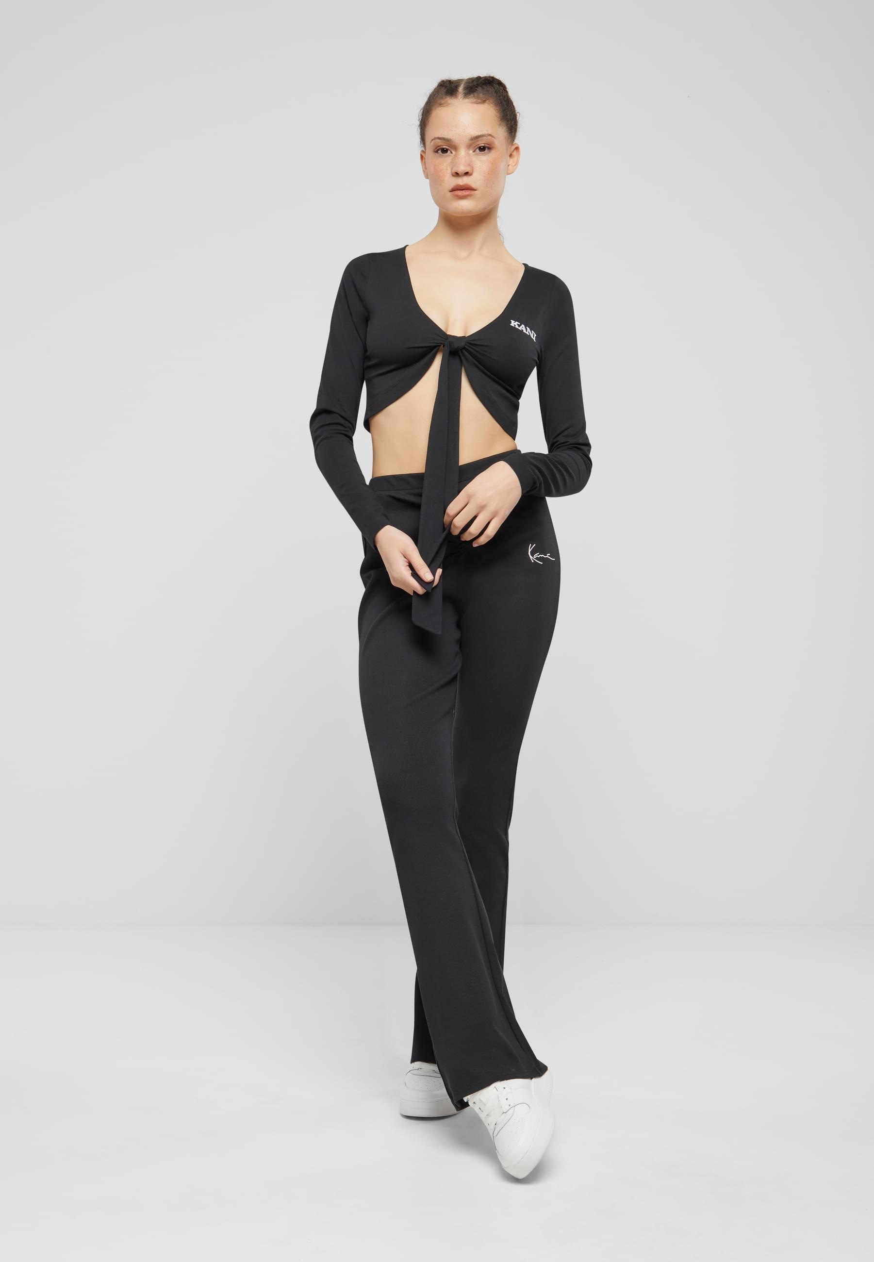 Karl Kani T-Shirt »Karl Kani Damen KW241-045-2 Karl Kani Chest Retro Knot Bolero«, (1 tlg.)