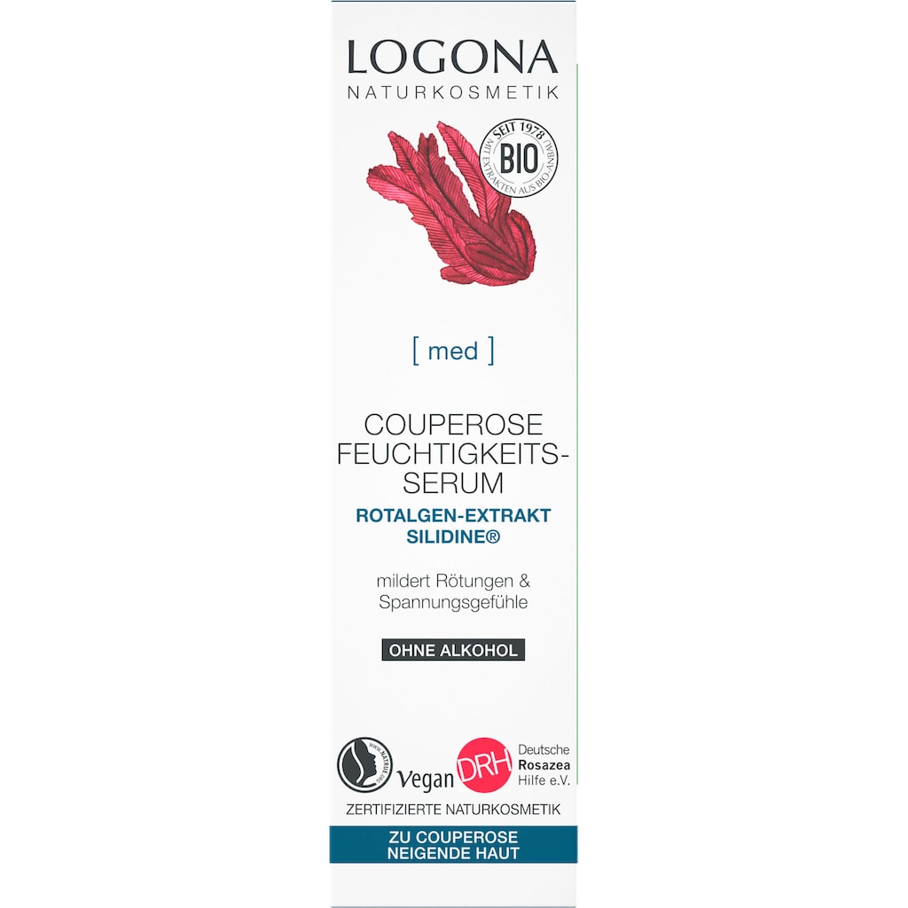 LOGONA Gesichtsserum »Logona med Couperose Feuchtigkeits-Serum«