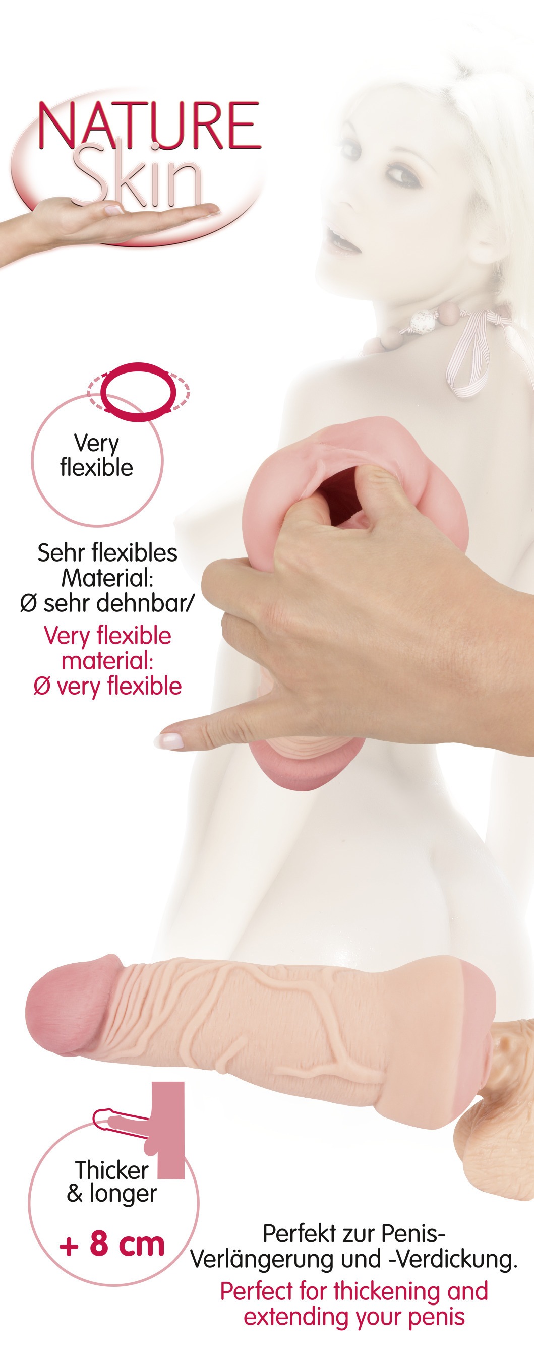 NATURE SKIN Masturbator »Masturbator 2in1 Extension«